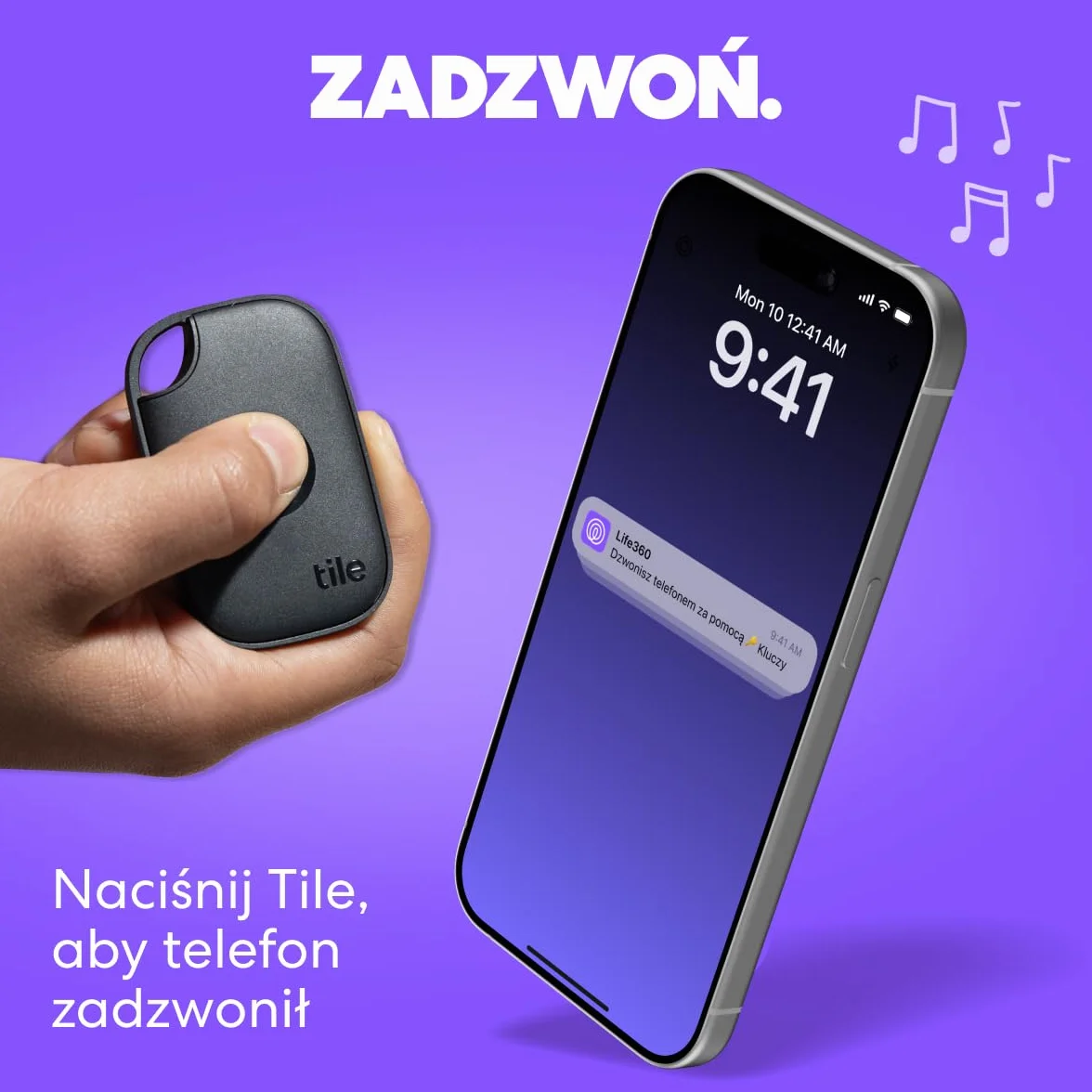 Tile by Life360 Pro - najmocniejszy lokalizator Bluetooth do znajdowania kluczy, torebek i innych rzeczy. Zgodność: iOS i Android. Znajdowanie telefonu. 4 szt. (czarny/biały)