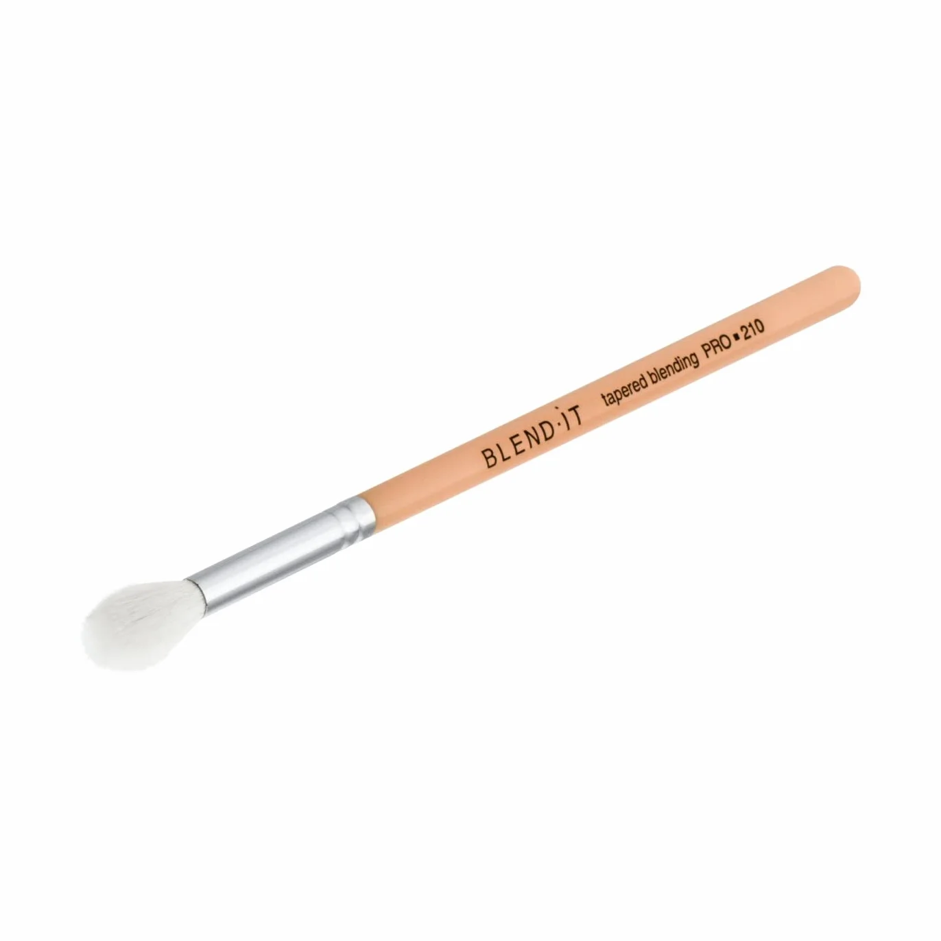 BLEND IT - Pędzel do makijażu I zwężany pędzel do cieni do powiek PRO 210 I mieszanka włosów syntetycznych i koziego włosia I drewniany uchwyt I mosiężna nasadka I trwały I wyjątkowy obszar