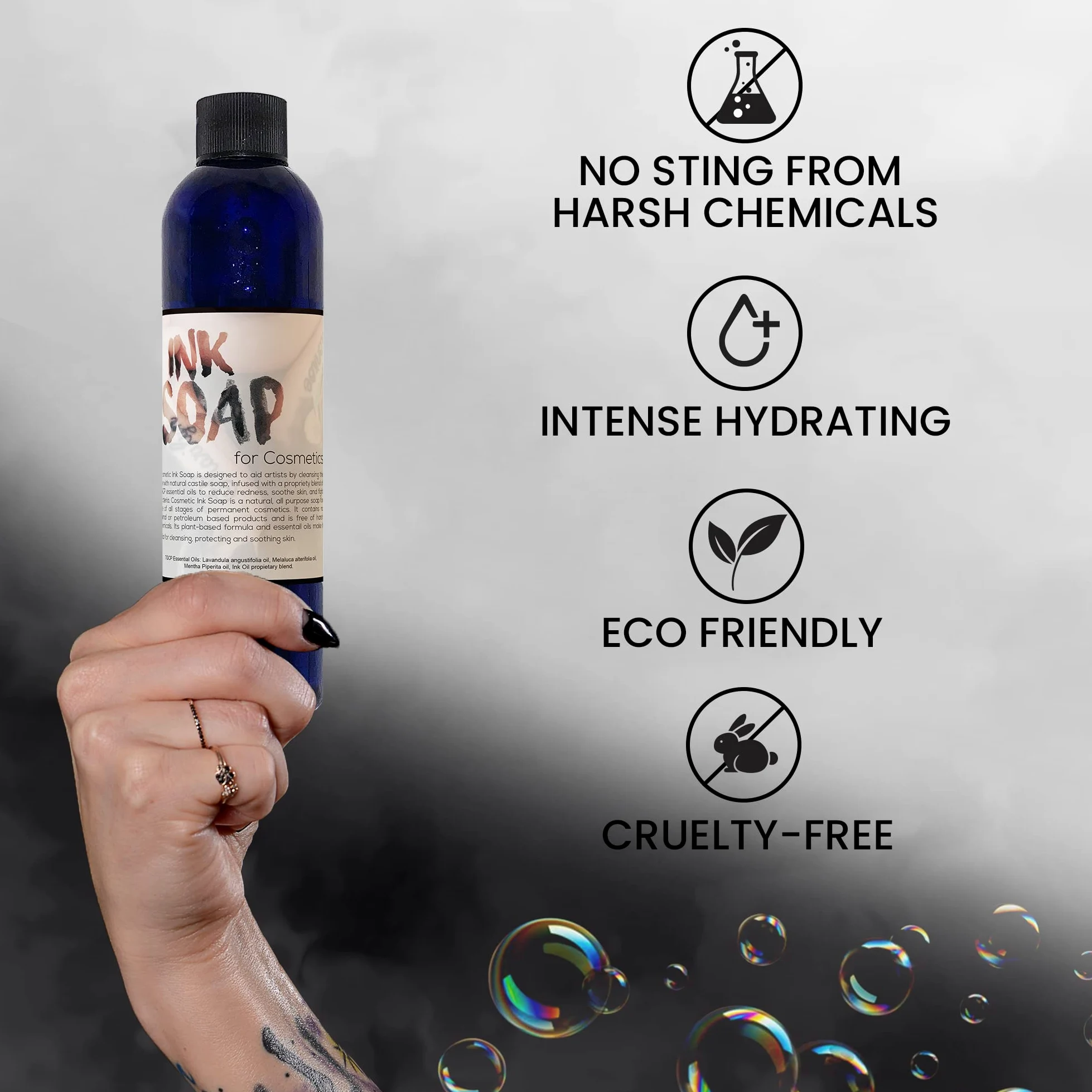 Ink Oil 's Tattoo Aftercare Soap I Salve maść do uzdrawiania tatuażu I Perfect for Lovers Aftercare Essentials for All Skin Inked Oili Estetyczne produkty kosmetyczne kojąca pielęgnacja