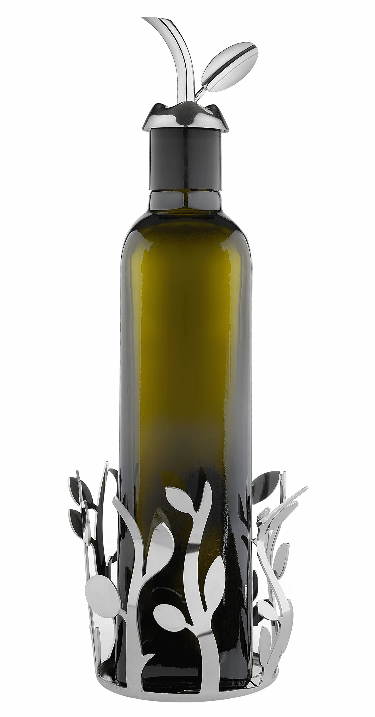 Alessi Fior D'Olio nalewak do oliwy z oliwek, srebrny