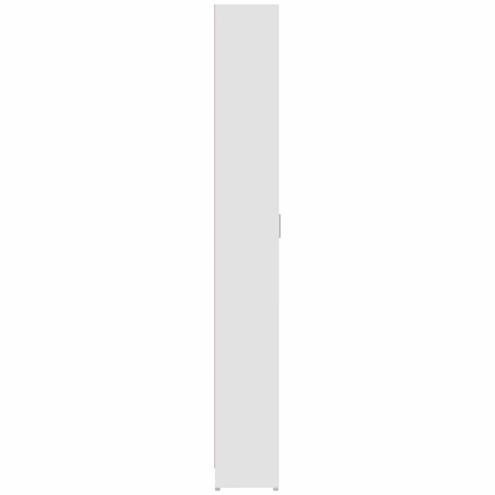 vidaXL Szafka korytarzowa 55 x 25 x 189 cm drewno obrobione białe