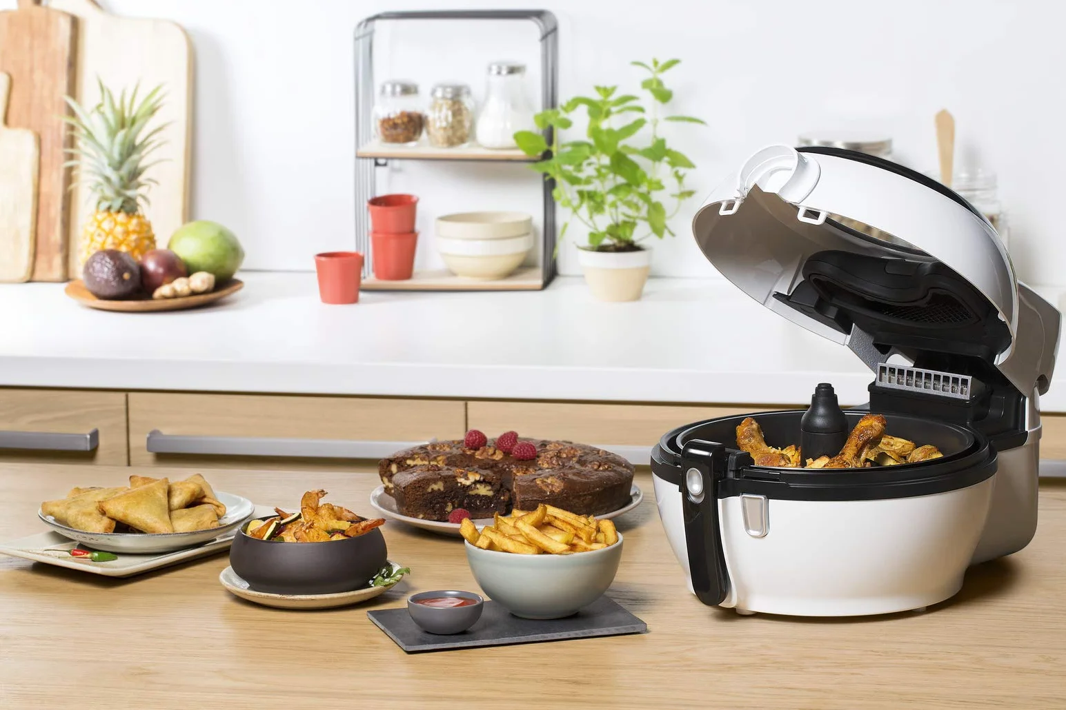 Tefal Actifry Genius Snaking Frytkownica Beztłuszczowa 1.2 kg Czarny