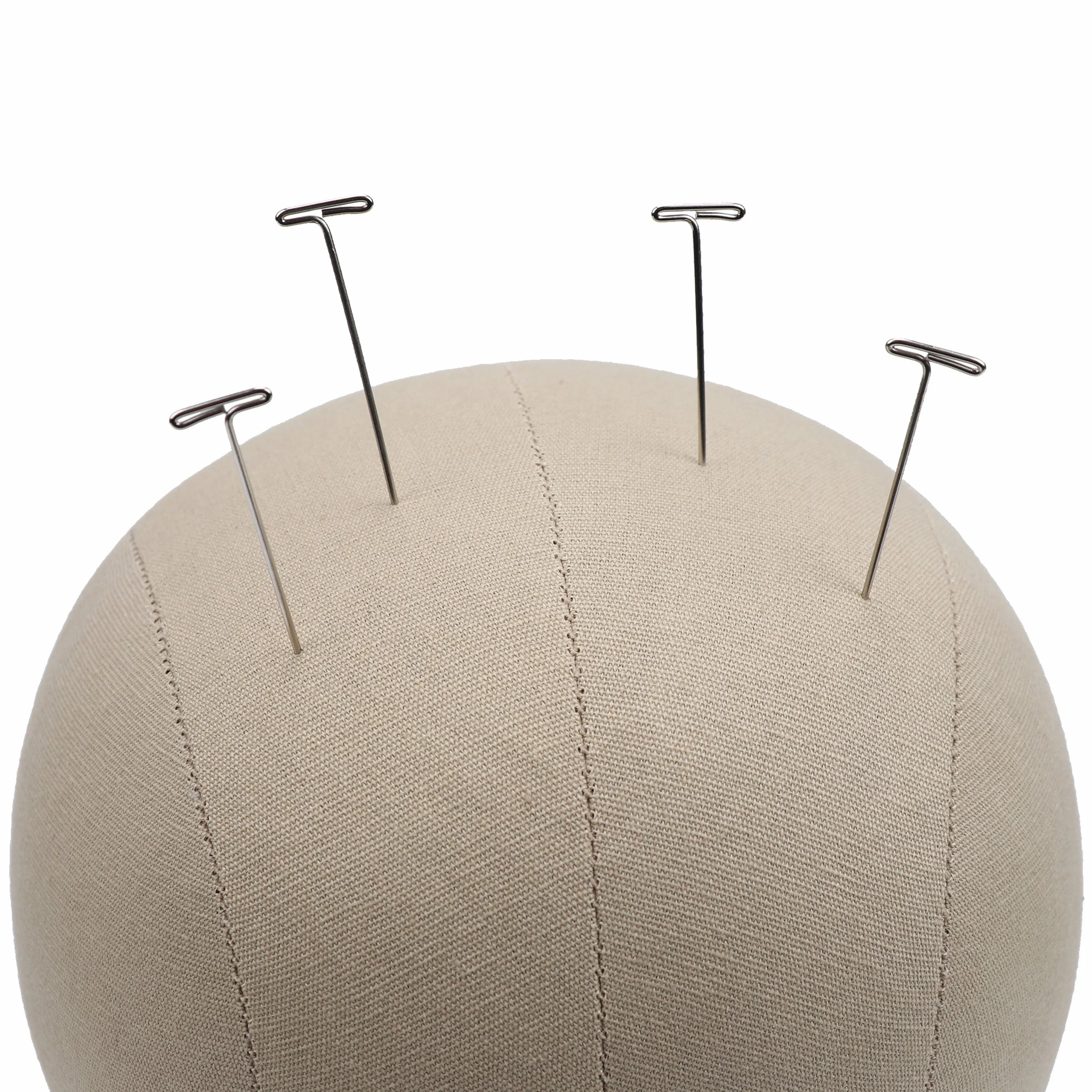 50.8 cm-61.0 cm Cork Canvas Block Head Manekin Głowa manekina do robienia peruk wyświetlacz trening suszenie stylizacja kolorowanie peruka stojak na głowę z otworem montażowym 56 cali