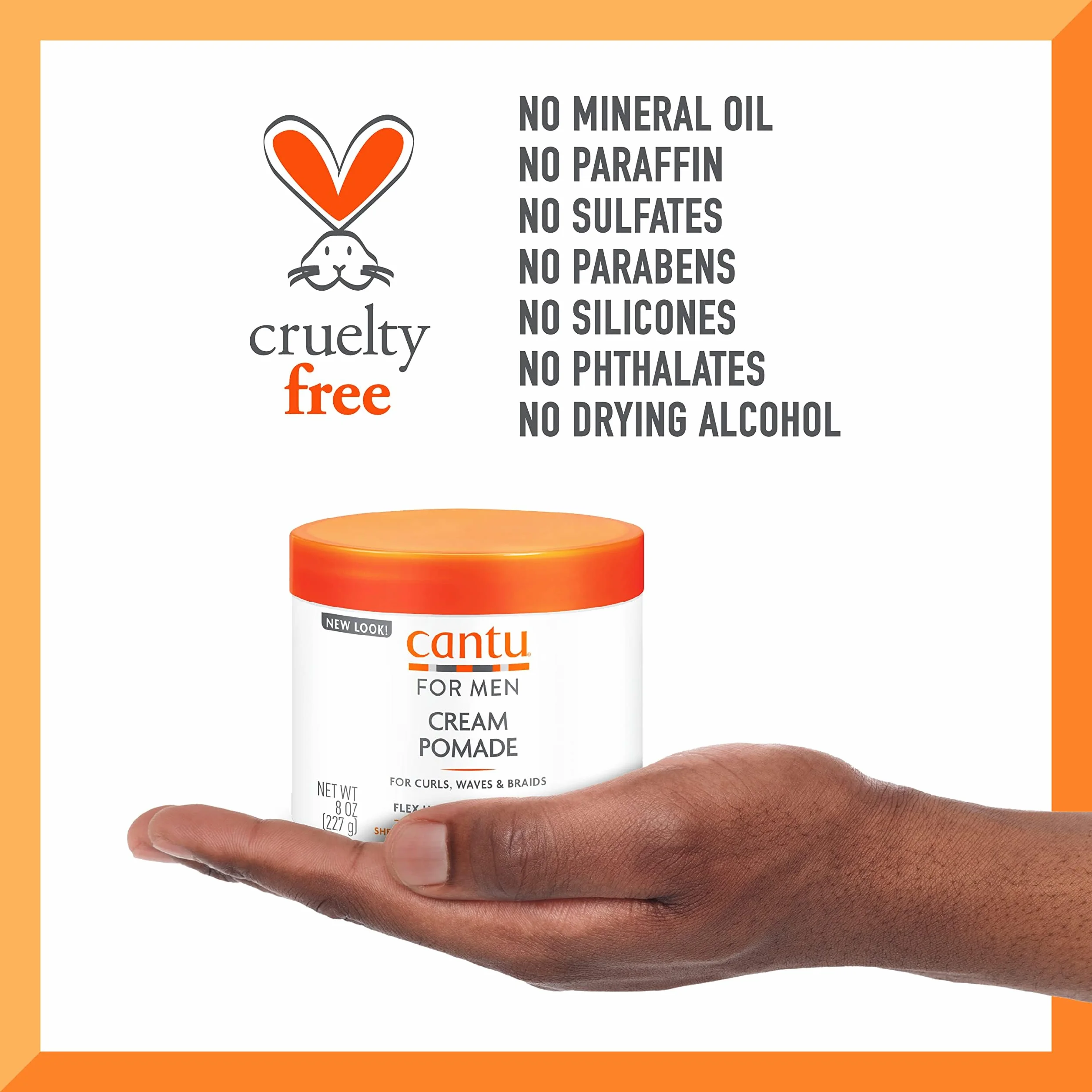 Cantu Kremowa pomada dla mężczyzn, mocne trzymanie Soft Touch8oz