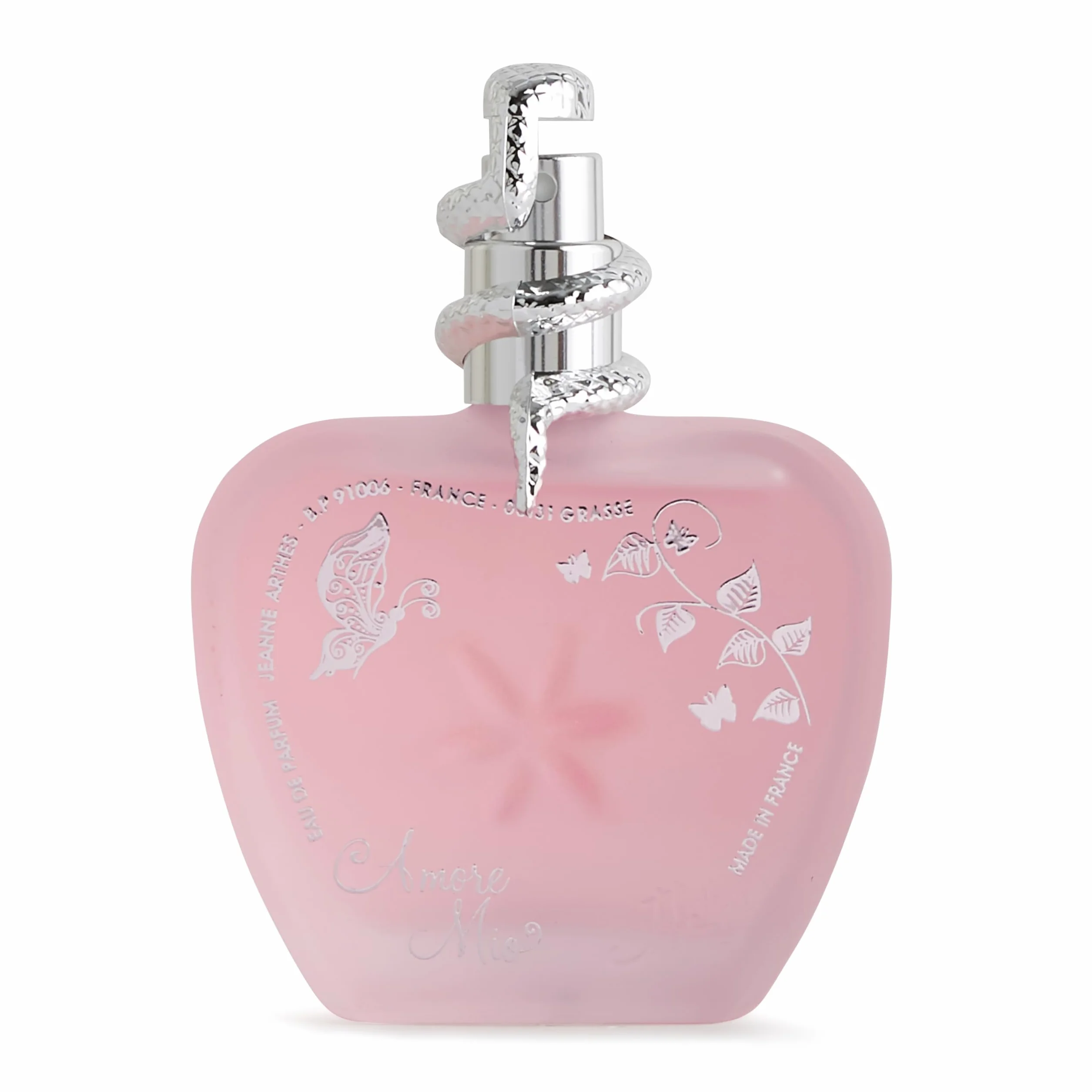 JEANNE ARTHES - Zestaw upominkowy dla kobiet - Amore Mio - Woda perfumowana 100 ml + mleko do ciała 200 ml - Zapach piżmo Tonka - Wyprodukowano i zapakowane we Francji w Grasse