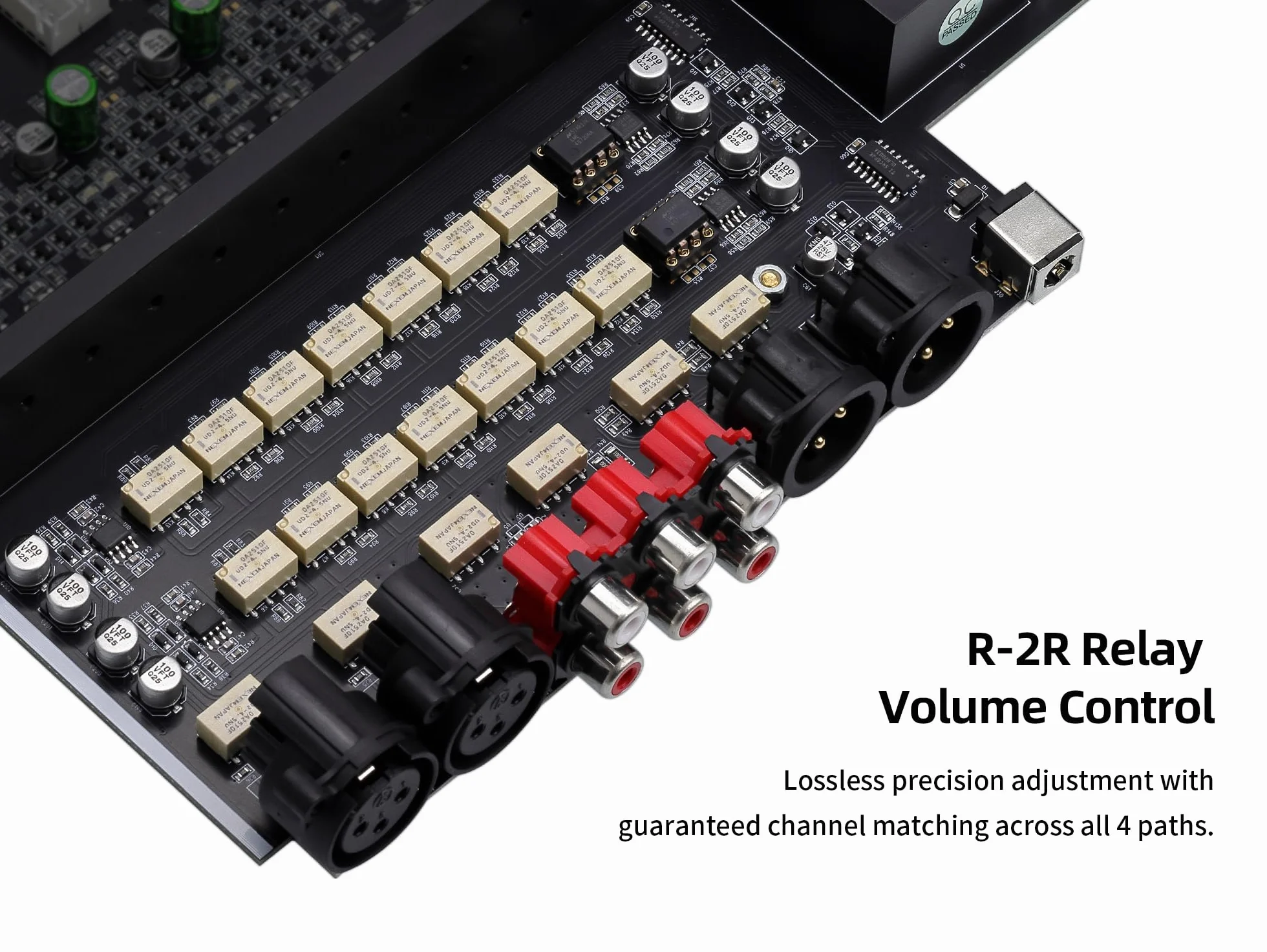 LEAUDIO Gustard Audalytic HP70 w pełni symetryczny, dyskretny wzmacniacz słuchawkowy, LME49720, podwójny wzmacniacz operacyjny z pilotem zdalnego sterowania (kolor srebrny)