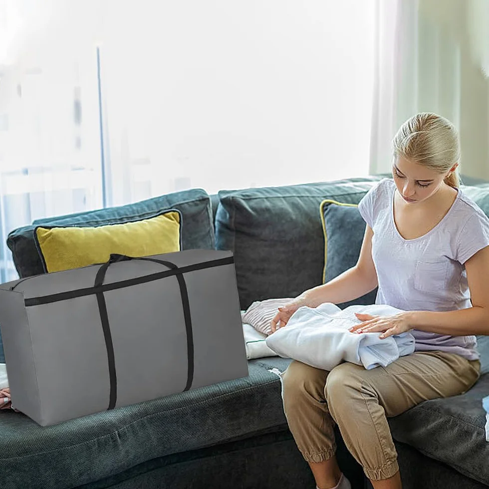 Torba do przechowywania 180 l Oxford 600D kempingowa podróżna szara
