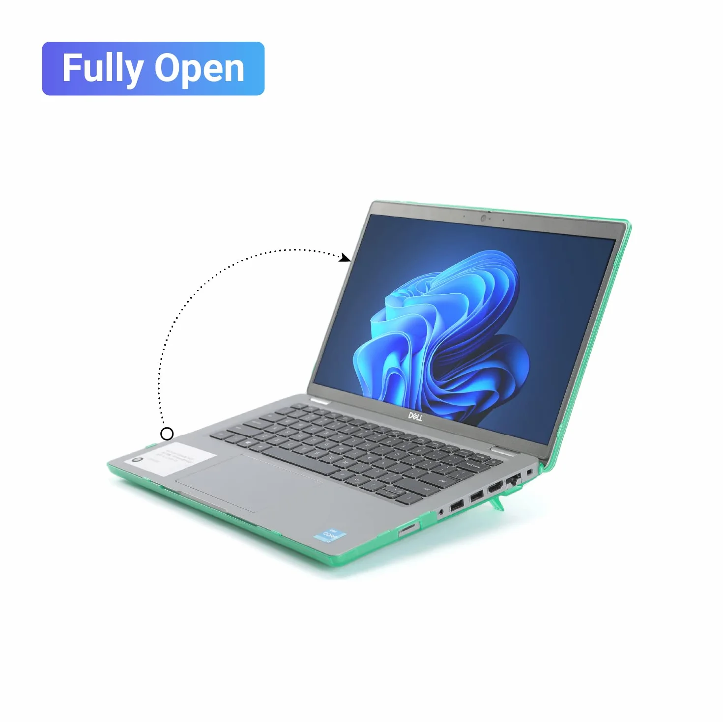mCover Etui ochronne kompatybilne z notebookiem Windows 2021~2022 14" Dell Latitude 5420 5421 5430 5431 Windows Notebook Computer (nie pasuje do innych modeli Dell), niebieskie