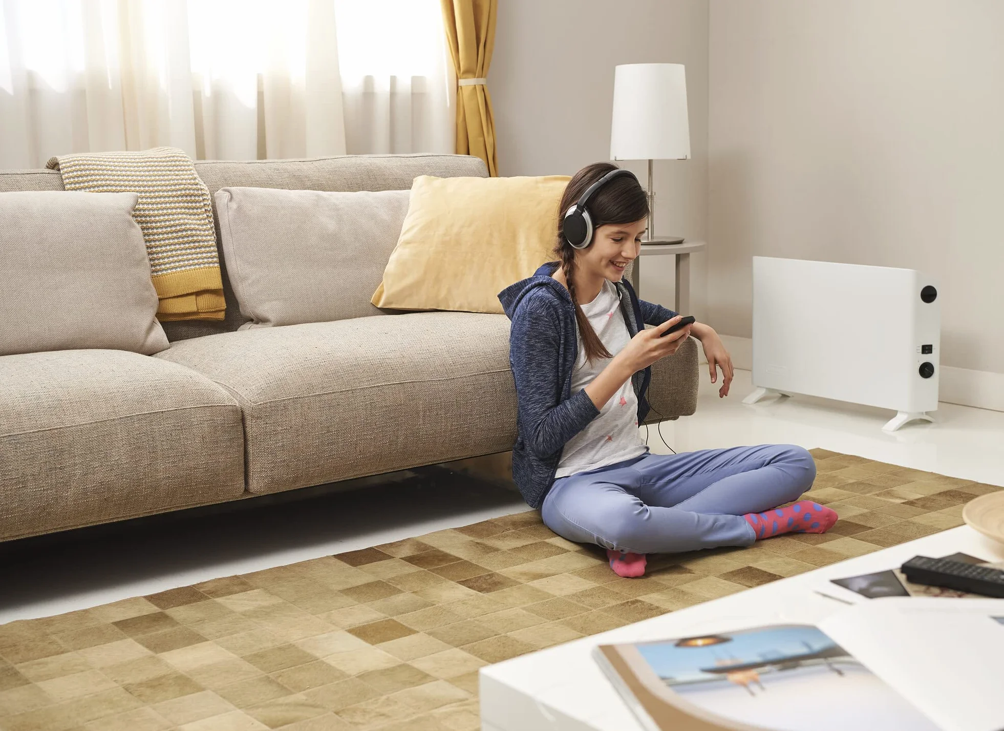 De'Longhi HSX2320F Konwektor elektryczny grzejnik do 60 m³ biały