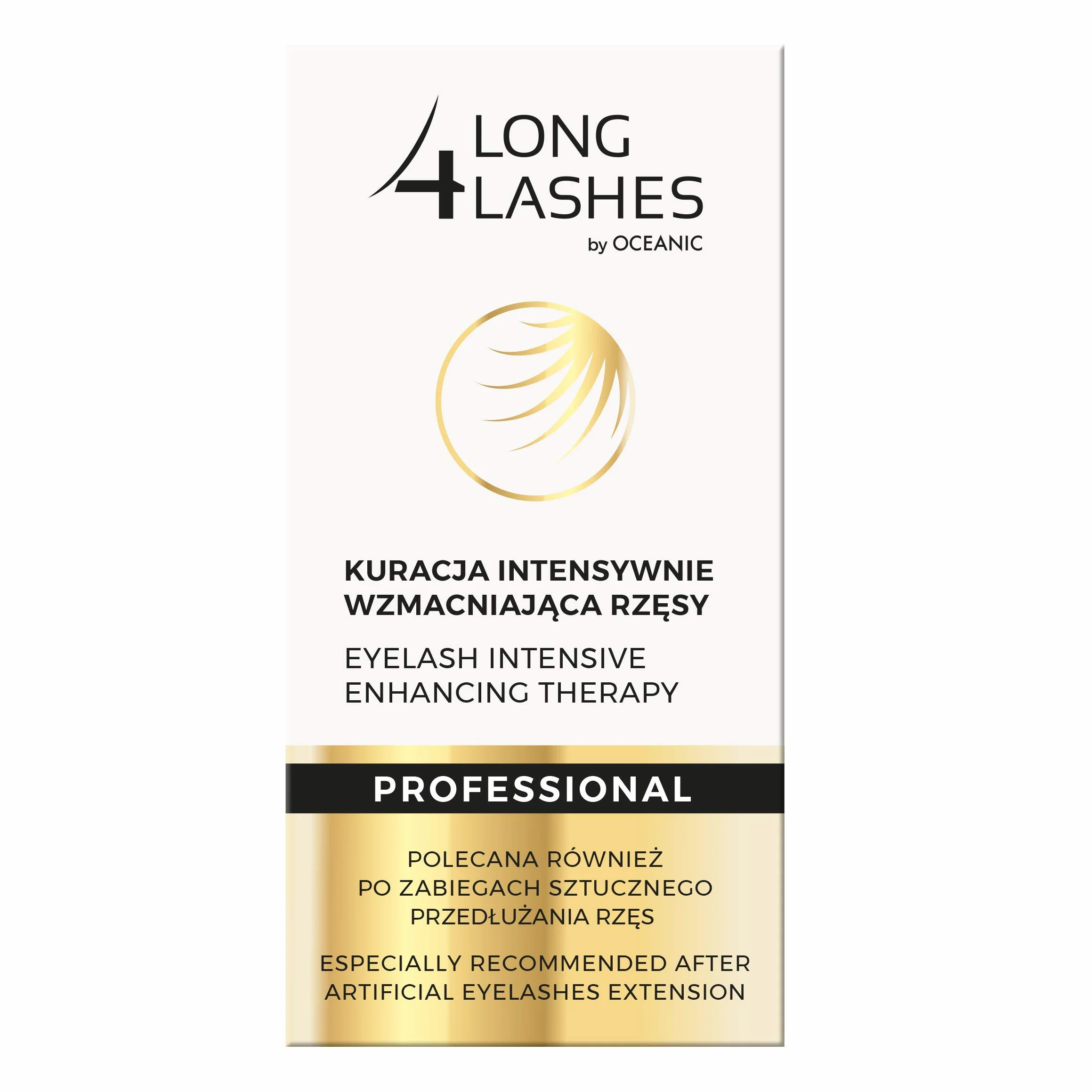 Long4Lashes Professional Kuracja Wzmacniająca do Rzęs, Przezroczysty, 3 ml