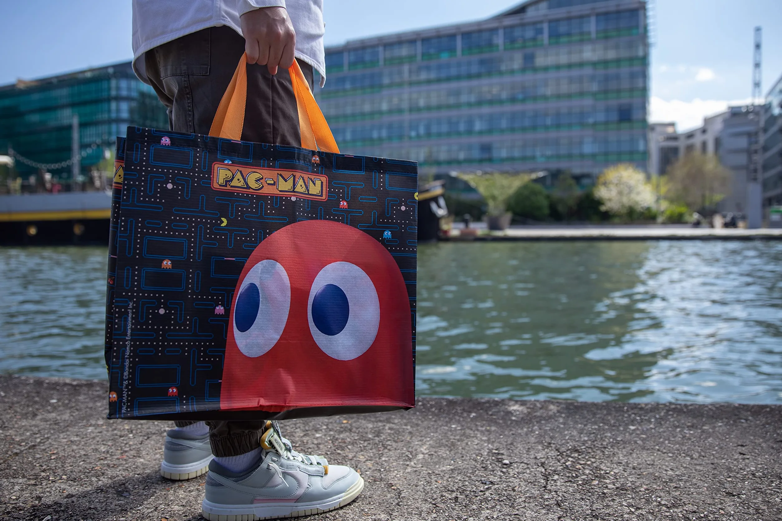 Pac Man Bolsa Reciclada