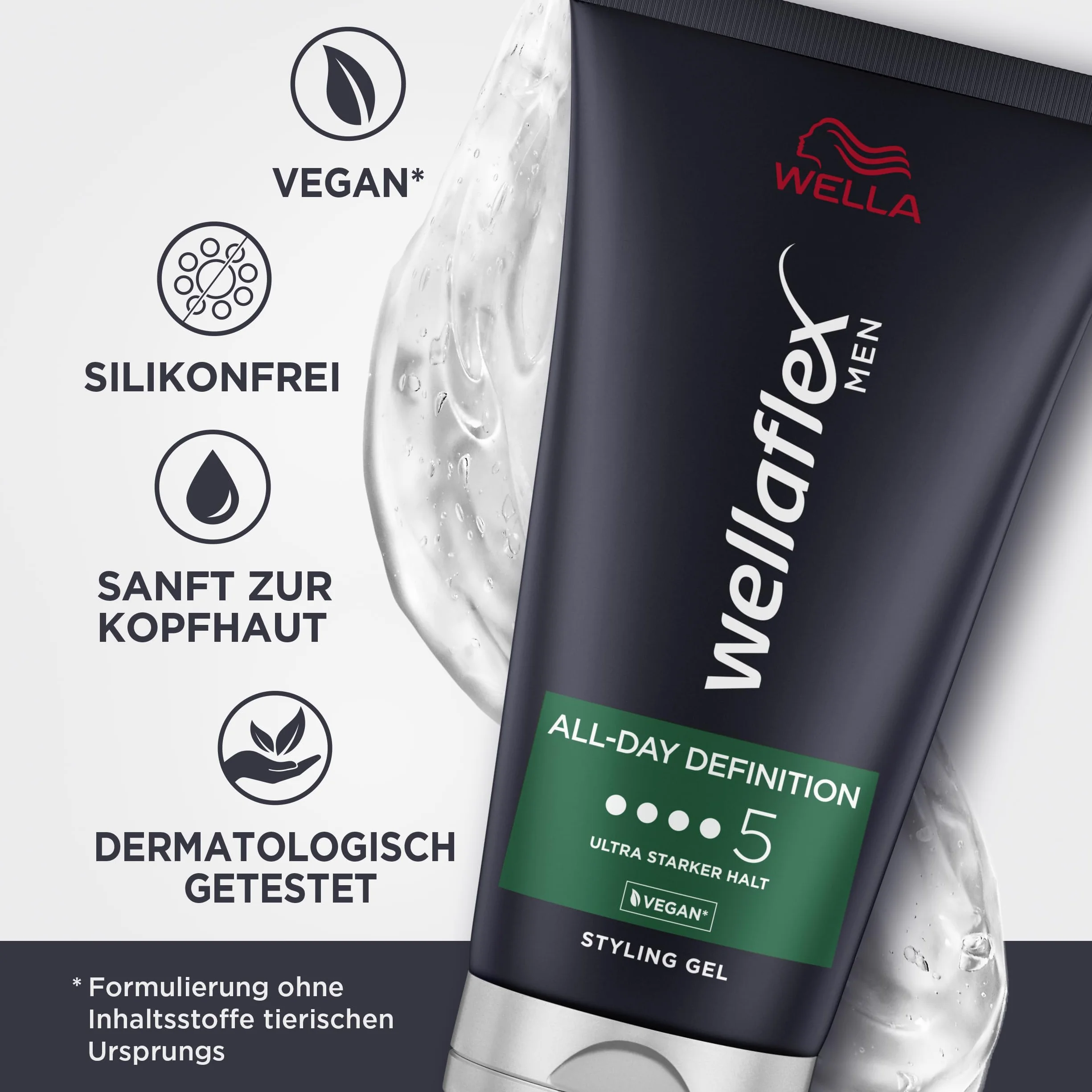 Wellaflex Men All-Day Definition Żel do Włosów 150 ml