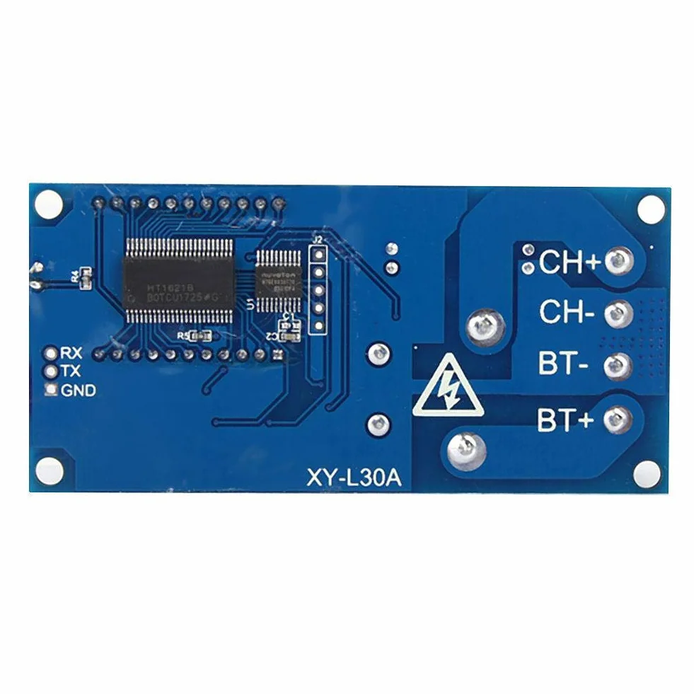 Moduł sterowania ładowaniem DC 6 V-60 V bateria litowa karta ochronna do ładowania i rozładowania automatycznie steruje wyświetlaczem LCD (XY-L30A)