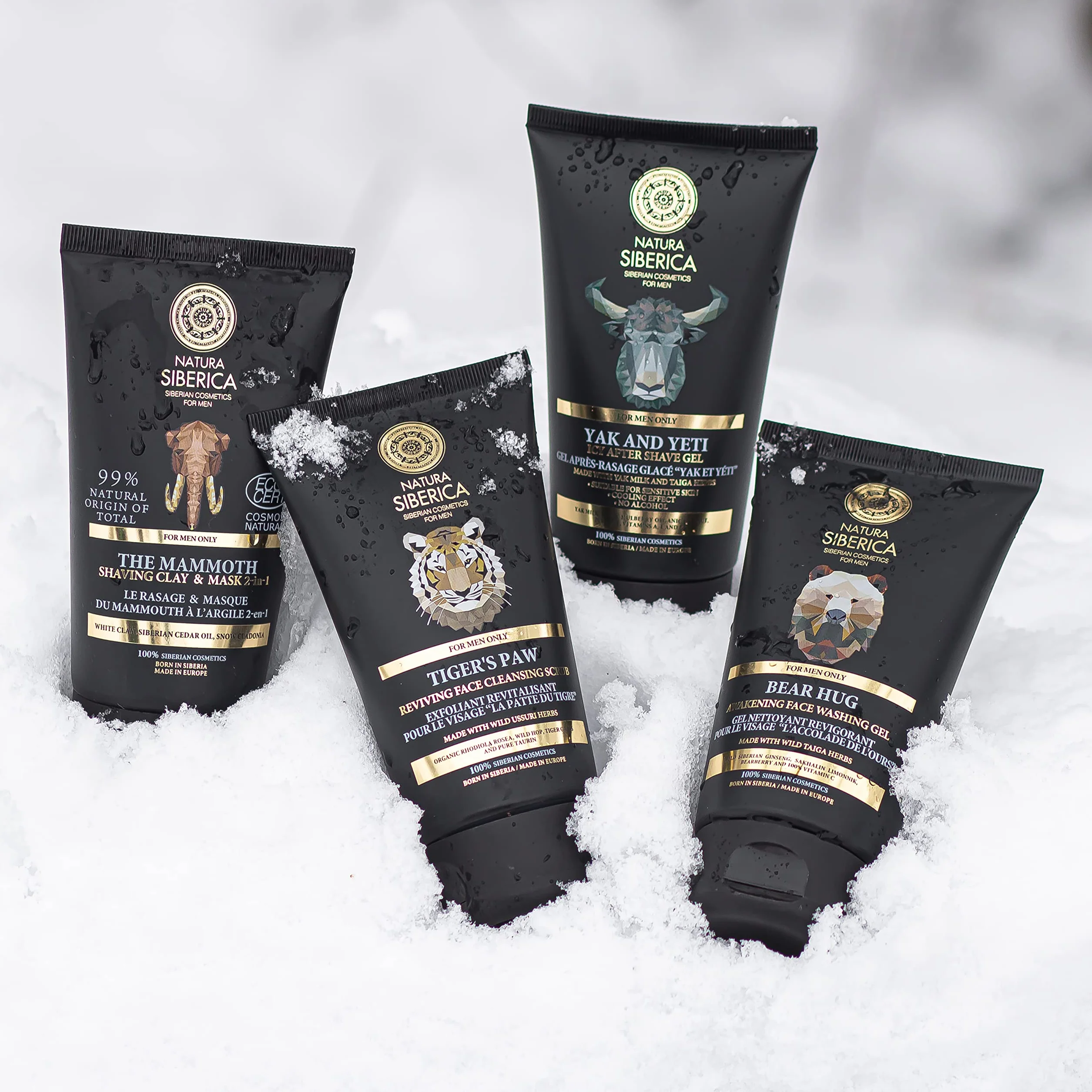 Natura Siberica Yak and Yeti ICY żel po goleniu dla mężczyzn, 150 ml