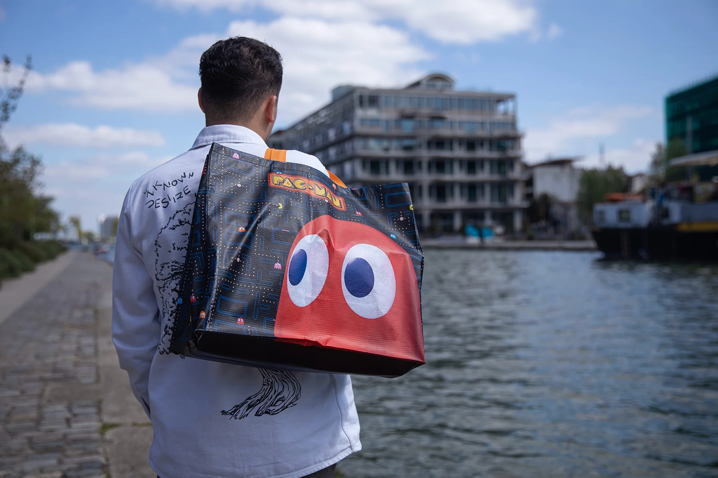 Pac Man Bolsa Reciclada