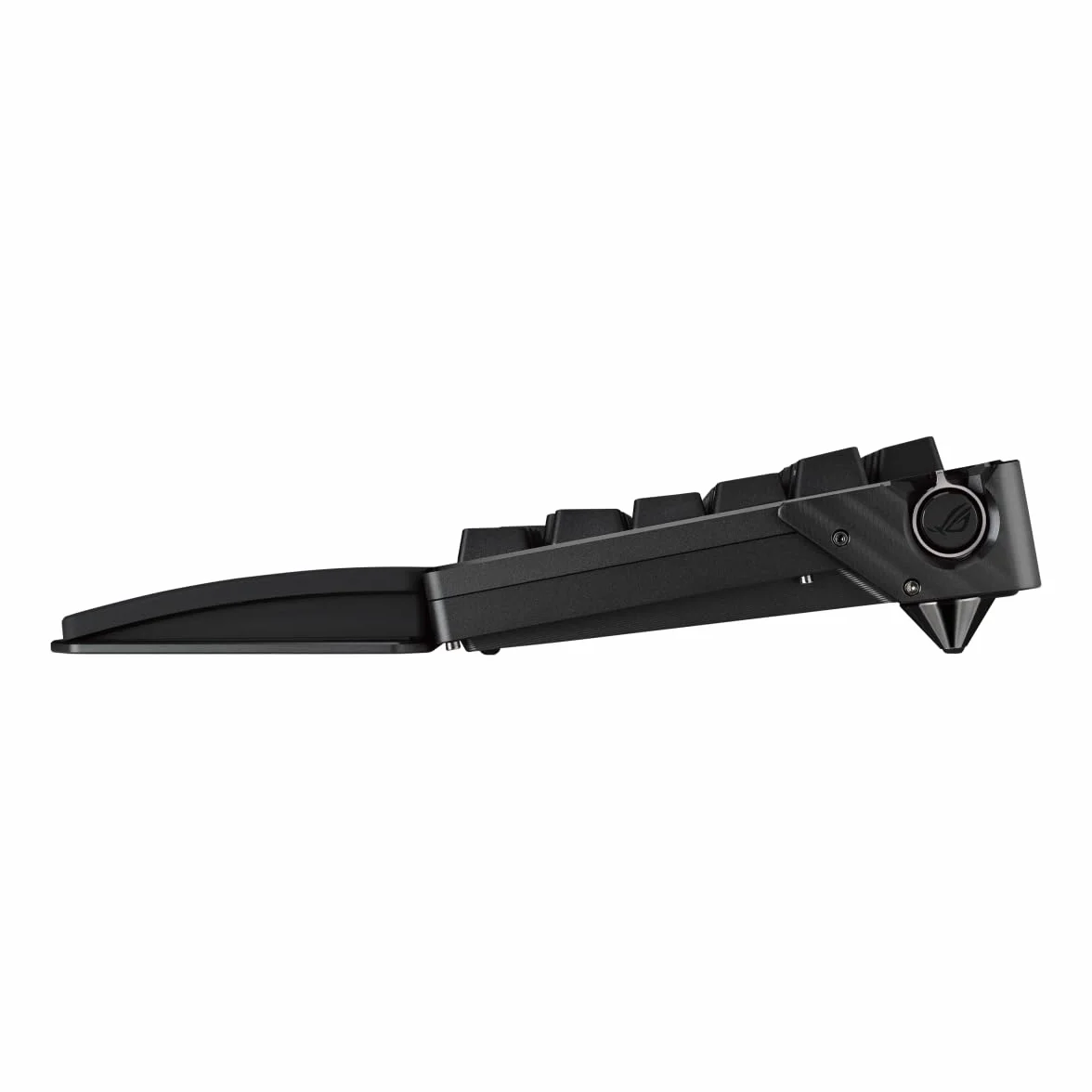 ASUS ROG Azoth Extreme klawiatura do gier 75% (układ QWERTZ, mechaniczne przełączniki ROG NX, ekran dotykowy OLED, potrójne pokrętło sterujące, bezprzewodowa przez Bluetooth, 2,4 GHz RF bezprzewodowa