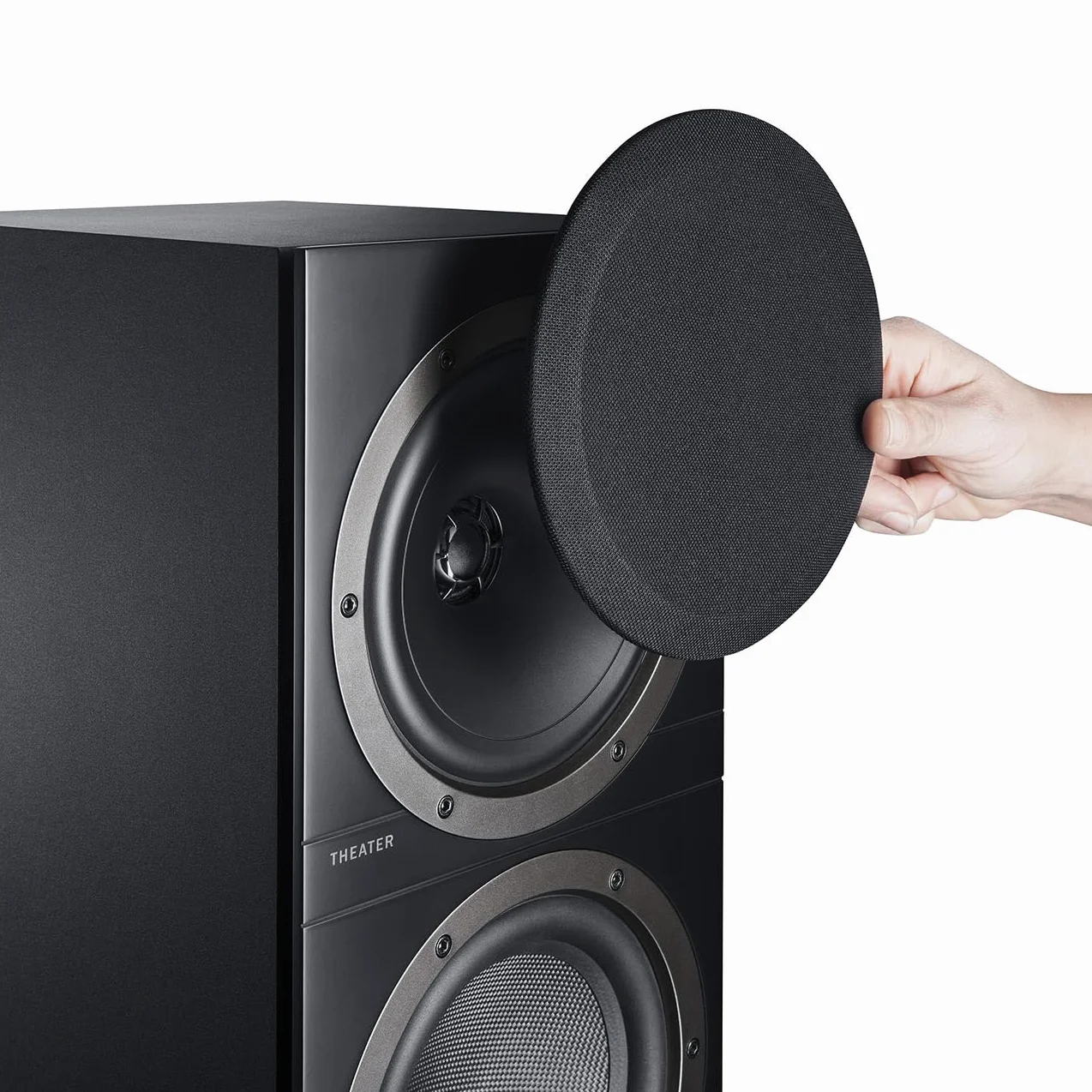 Kolumny podstawkowe THEATER 500S KOMBO 2 z amplitunerem stereo 2.1, radio FM/DAB+, Spotify Connect, Bluetooth, zintegrowany odtwarzacz CD