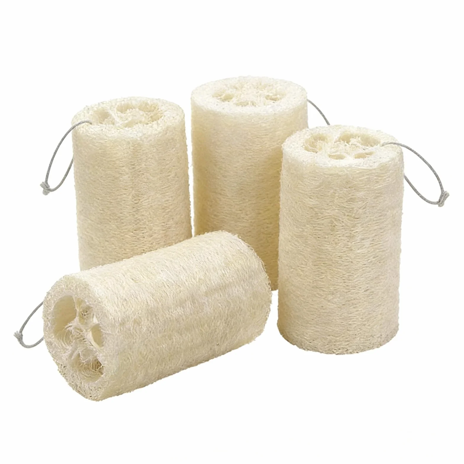 4 sztuki gąbek trukwy, 10 cm, naturalna gąbka z trukwy ogórkowej, korpus z trukwy, naturalna gąbka do pielęgnacji ciała, kuchni, łazienki, do mycia i mydła z trukwy