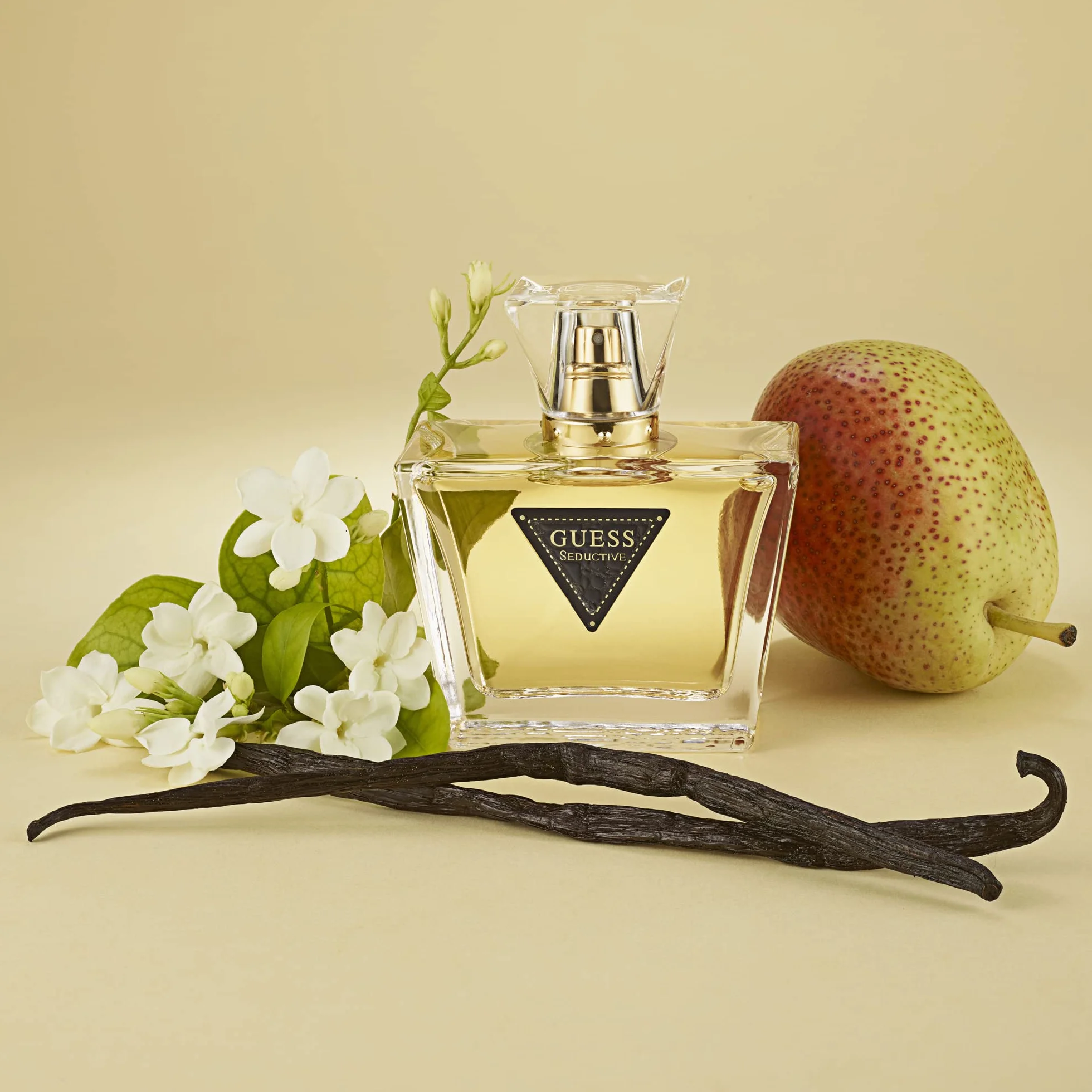 GUESS Seductive, mgiełka perfumowana dla kobiet, owocowo-kwiatowy zapach, wanilia, gruszka, bergamotka, zmysłowy i elegancki zapach, 250 ml
