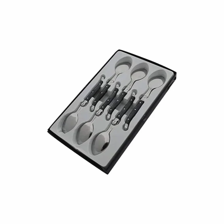 Pradel Excellence 7212G-6NT Laguiole pudełko 6 łyżeczek 26 x 16 x 2,5 cm marmurowe szare