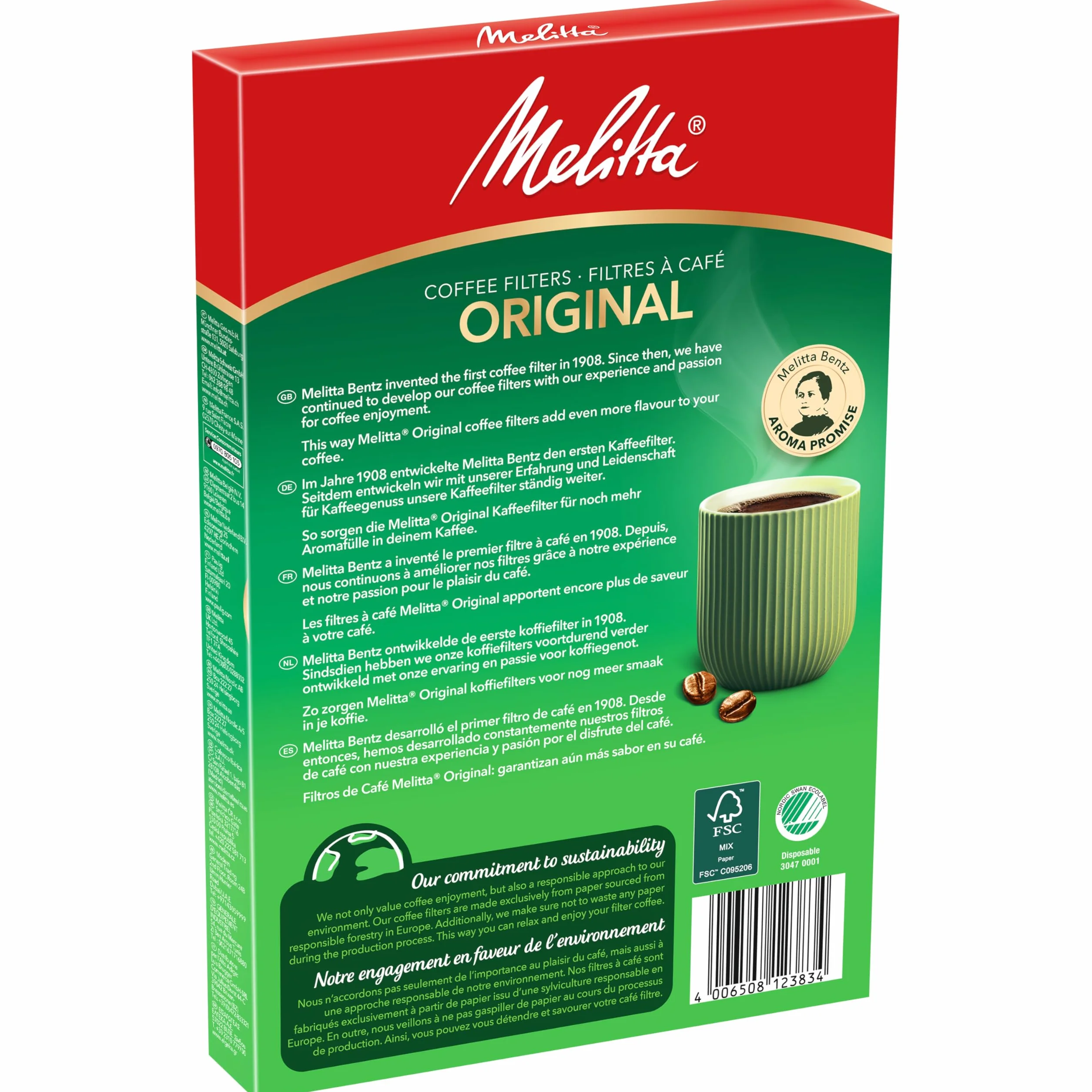 Melitta Oryginalny 1 x 6, 40 sztuk