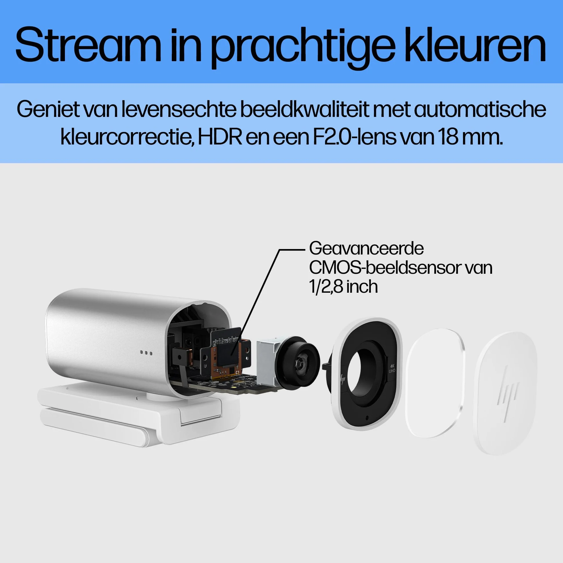 HP Kameria Internetowa, 960 4K Streaming, 695J6AA