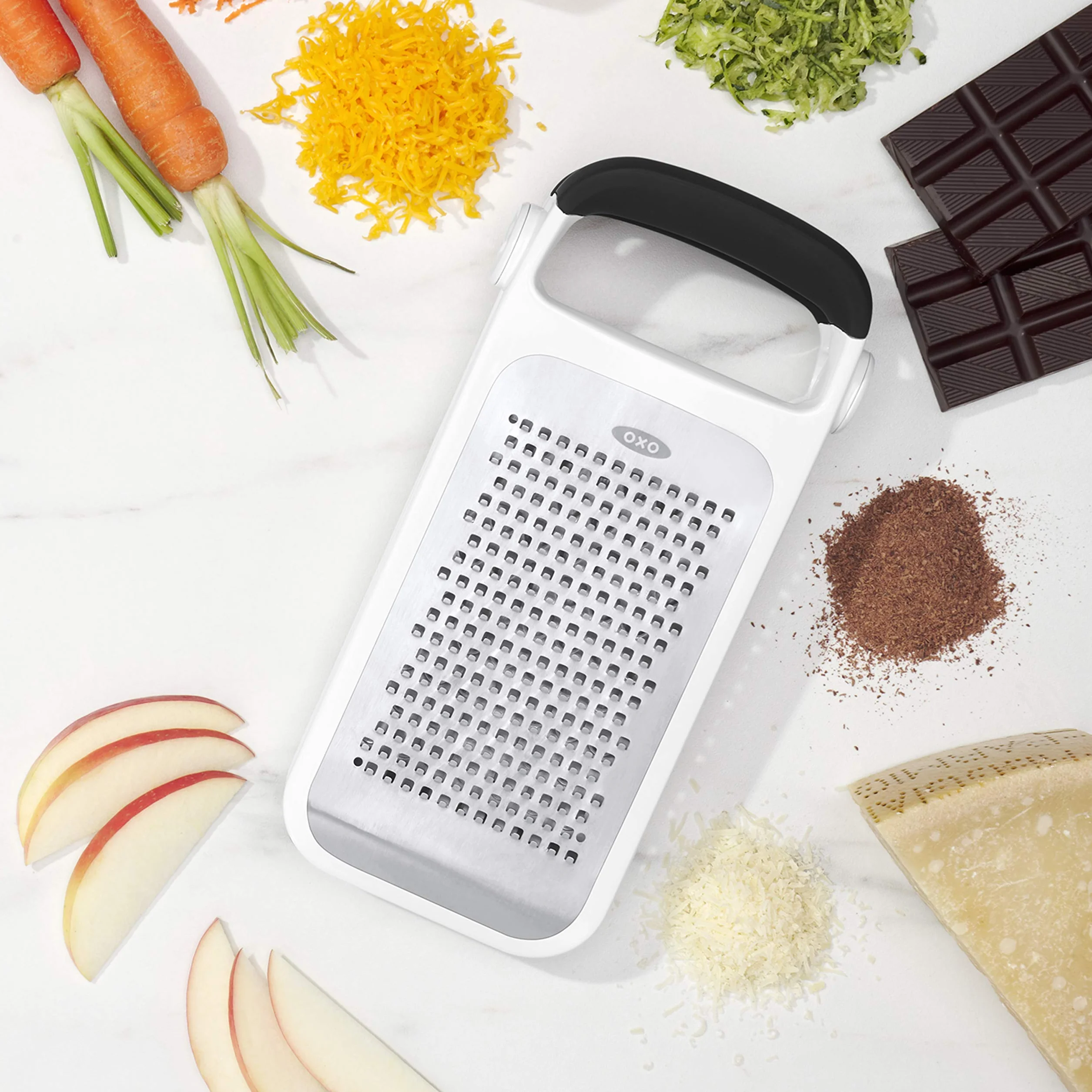 OXO Good Grips podwójna tarka ze stali nierdzewnej do sera