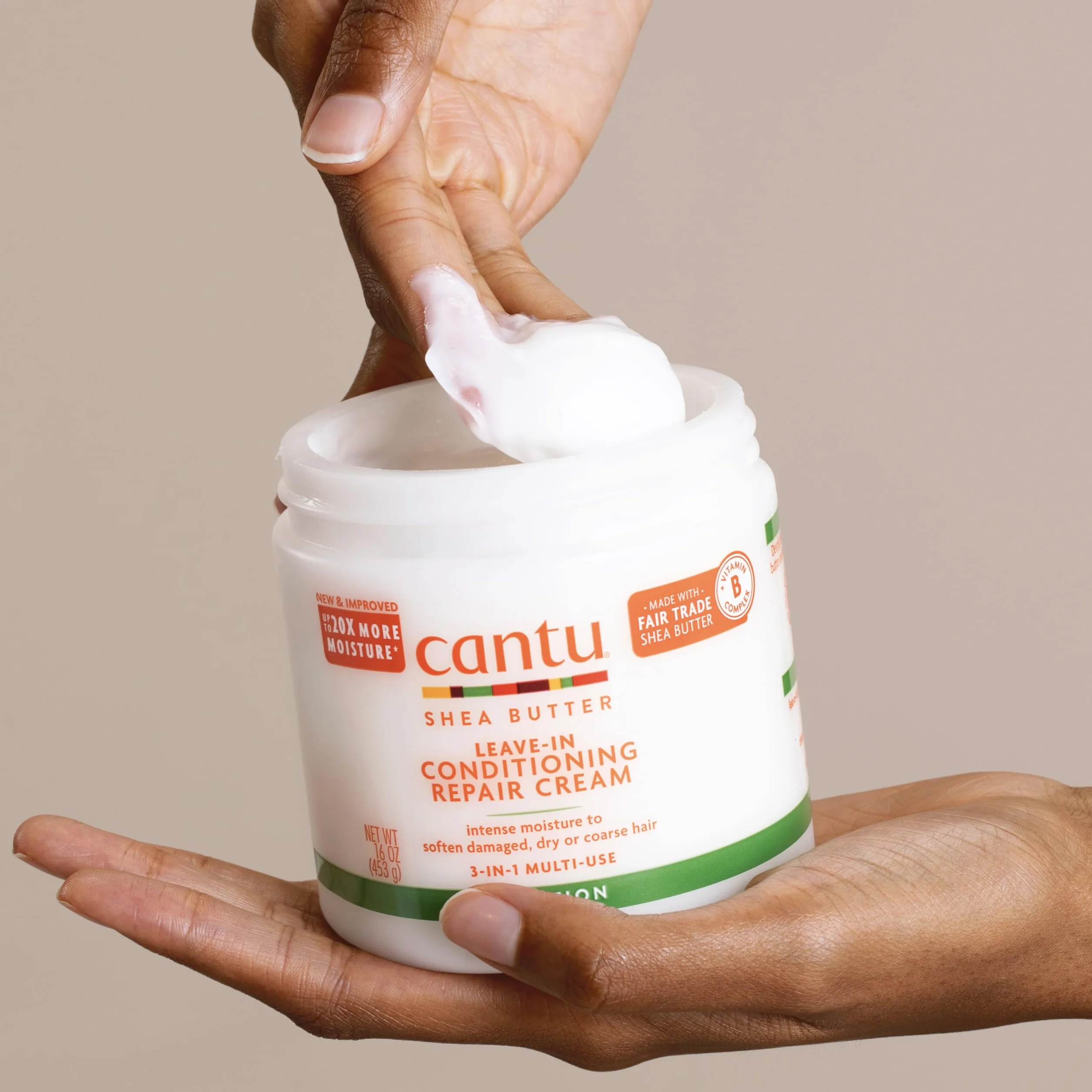 Cantu Shea Butter Odżywka bez Spłukiwania w Kremie, 453 g