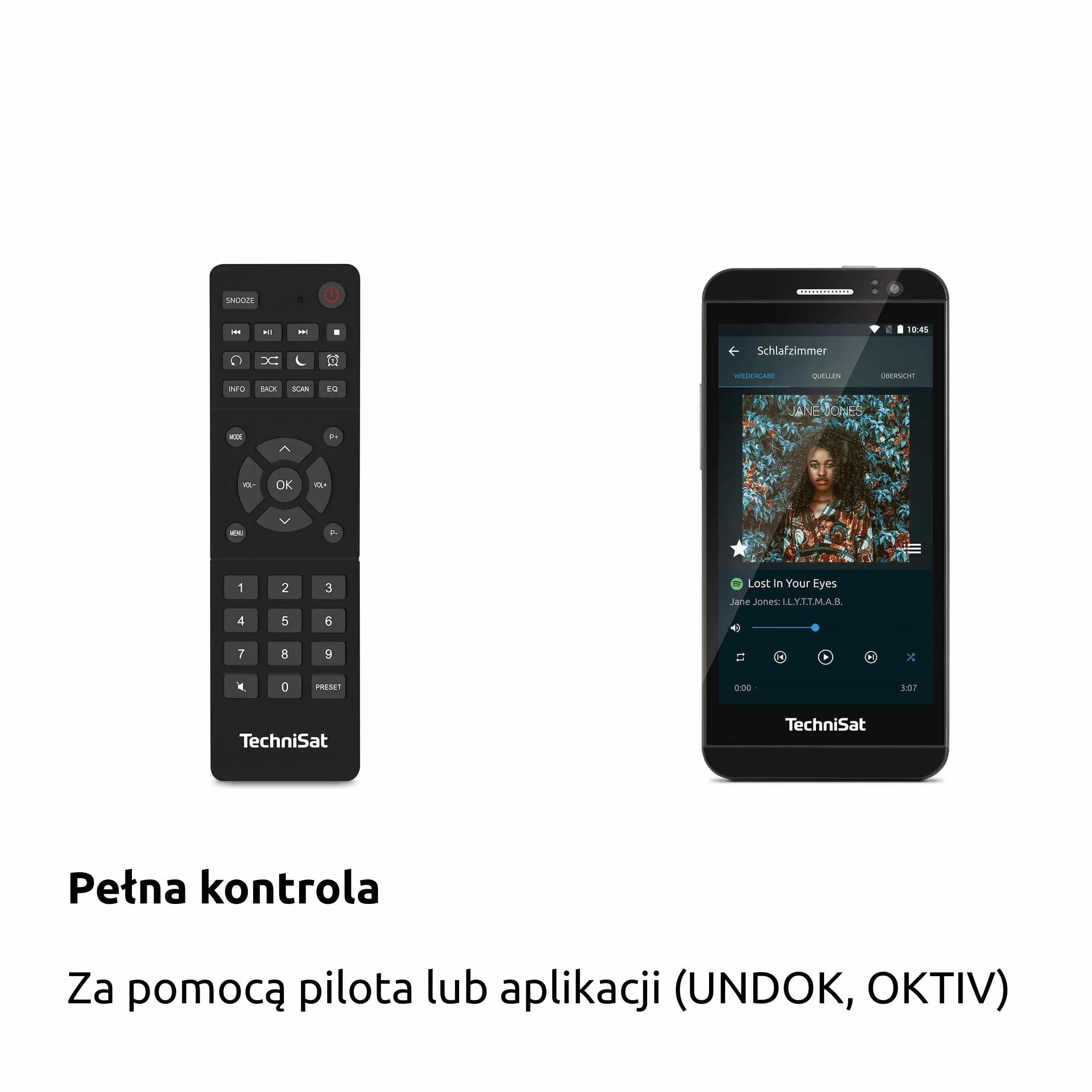 TechniSat VIOLA 710 CD IR – kompaktowy system Hi-Fi (radio internetowe, DAB+, UKW, odtwarzacz CD, Bluetooth, 2 x 20 W RMS, gniazdo słuchawkowe, budzik, wyłącznik czasowy, kompaktowy system, pilot