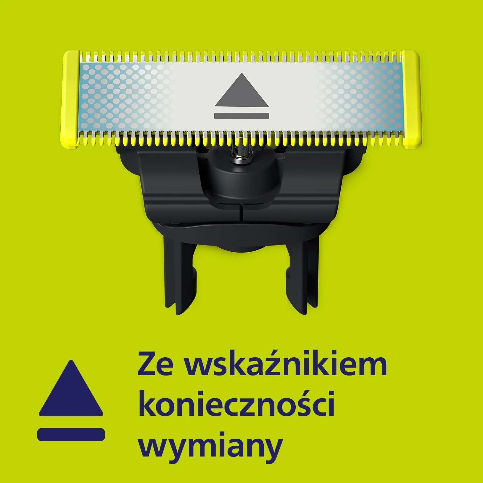 Philips OneBlade Ostrza do pierwszego golenia, 2 x wymienne ostrza zapobiegające tarciu, do golenia szczególnie wrażliwej skóry twarzy, QP225/50