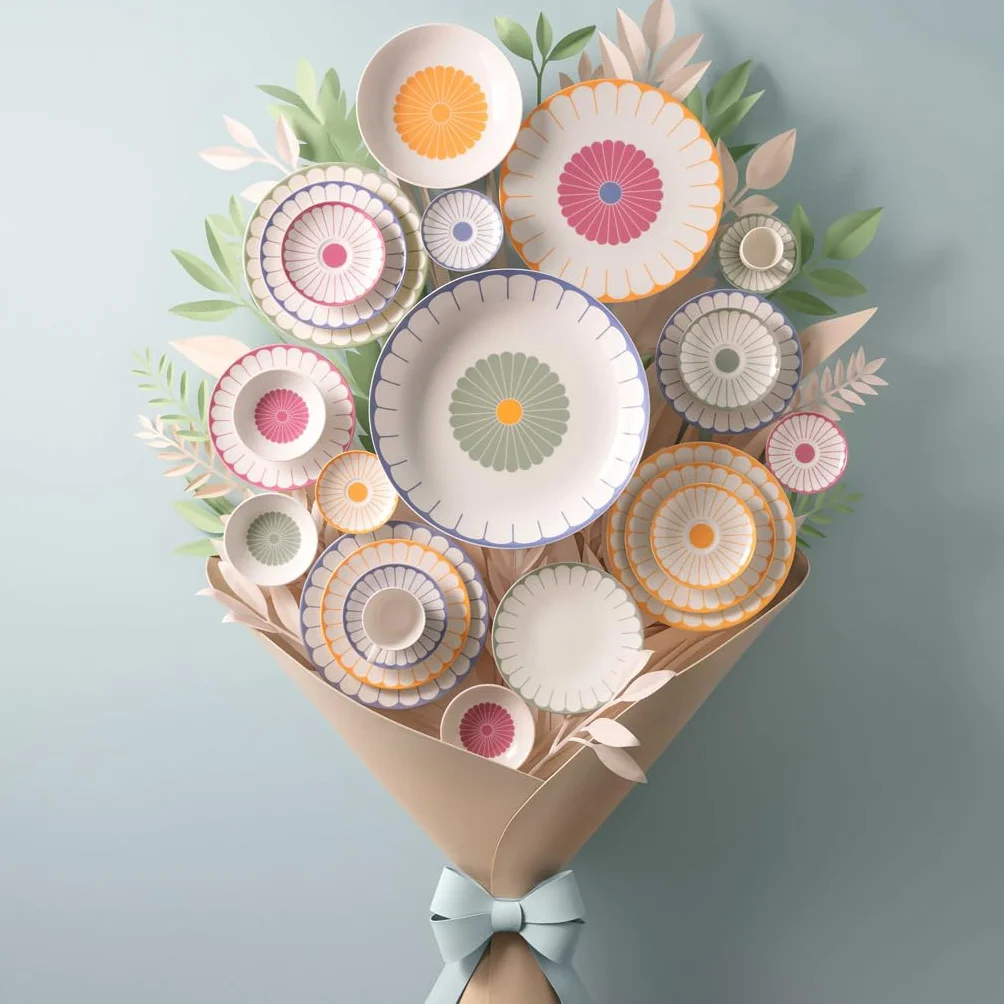 Villeroy & Boch Fleur cassis różowy spodek do kawy, nadaje się do mycia w zmywarce, można używać w kuchence mikrofalowej, podstawki do kawy i herbaty, mały talerz do serwowania, spodek z kwiatowym