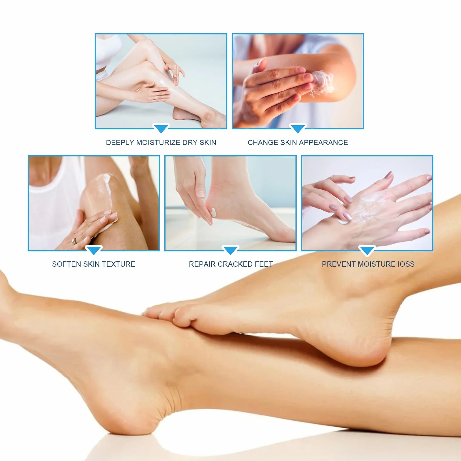 Urea Cream 2 szt. 40% krem mocznikowy, peeling i maść na pęknięcia, nawilżający, do dłoni, stóp, twarzy i ciała, usuwa obumarły naskórek