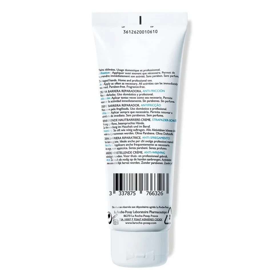La Roche-Posay Cicaplast 16849128 Krem do Rąk, Biały, 100 ml