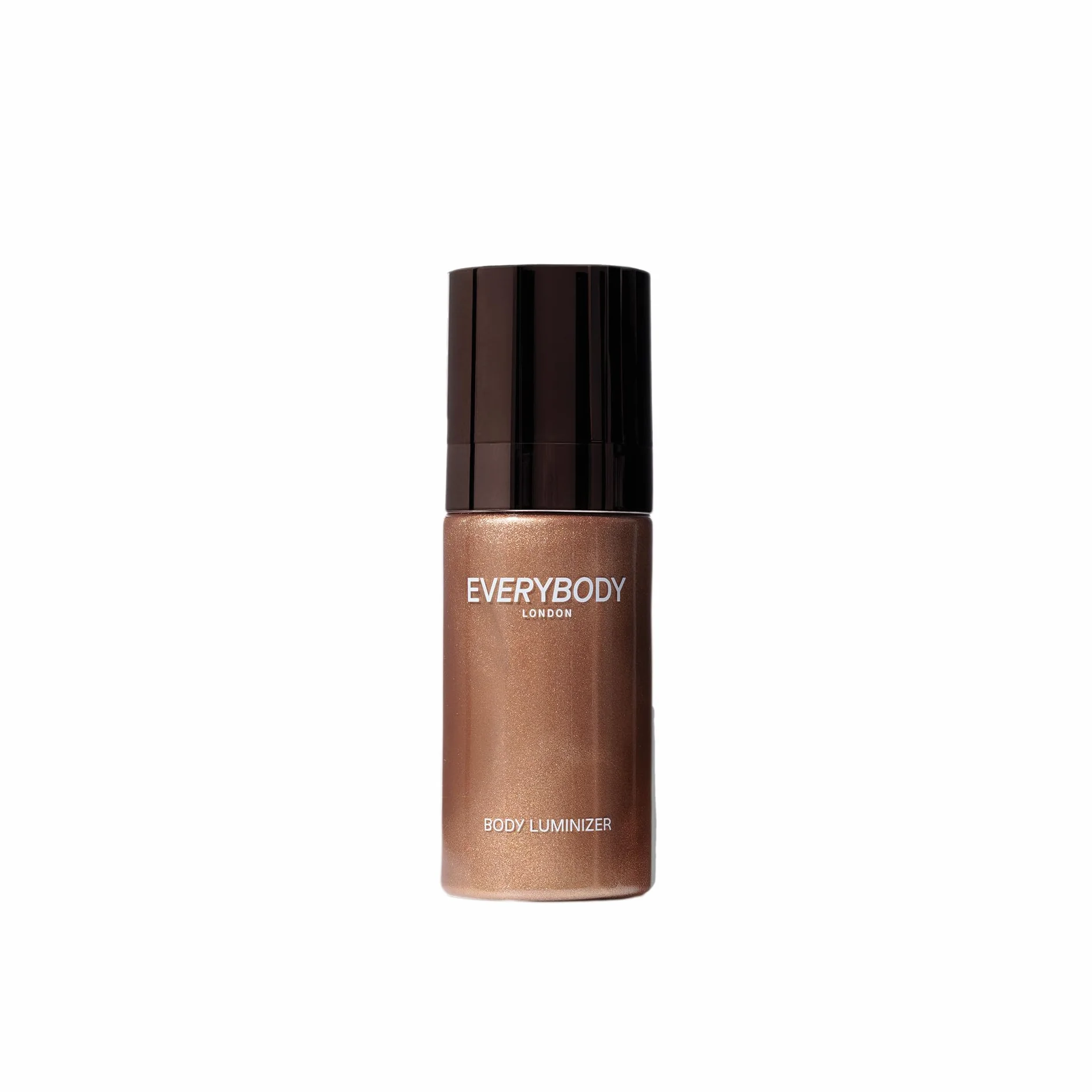 EVERYBODY LONDON Płynny rozświetlacz do ciała, Body Luminizer, satynowe wykończenie, złocisty glow, efekt promiennej skóry, 50ml (Copper)