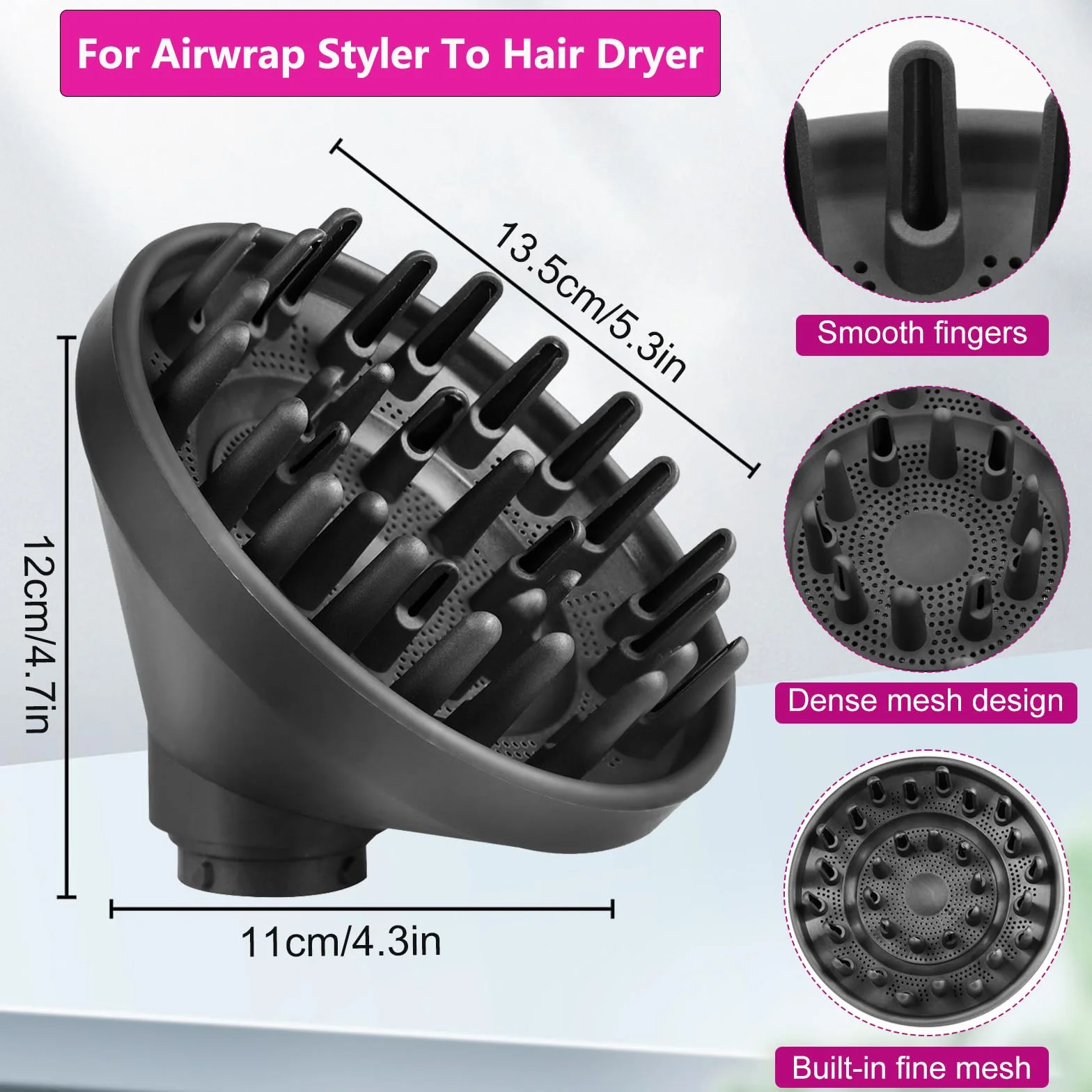 Dyfuzor do urządzenia Dyson Airwrap HS05 HS03 HS01, nakładka do suszarki do włosów, wymienna końcówka do Airwrap Styler