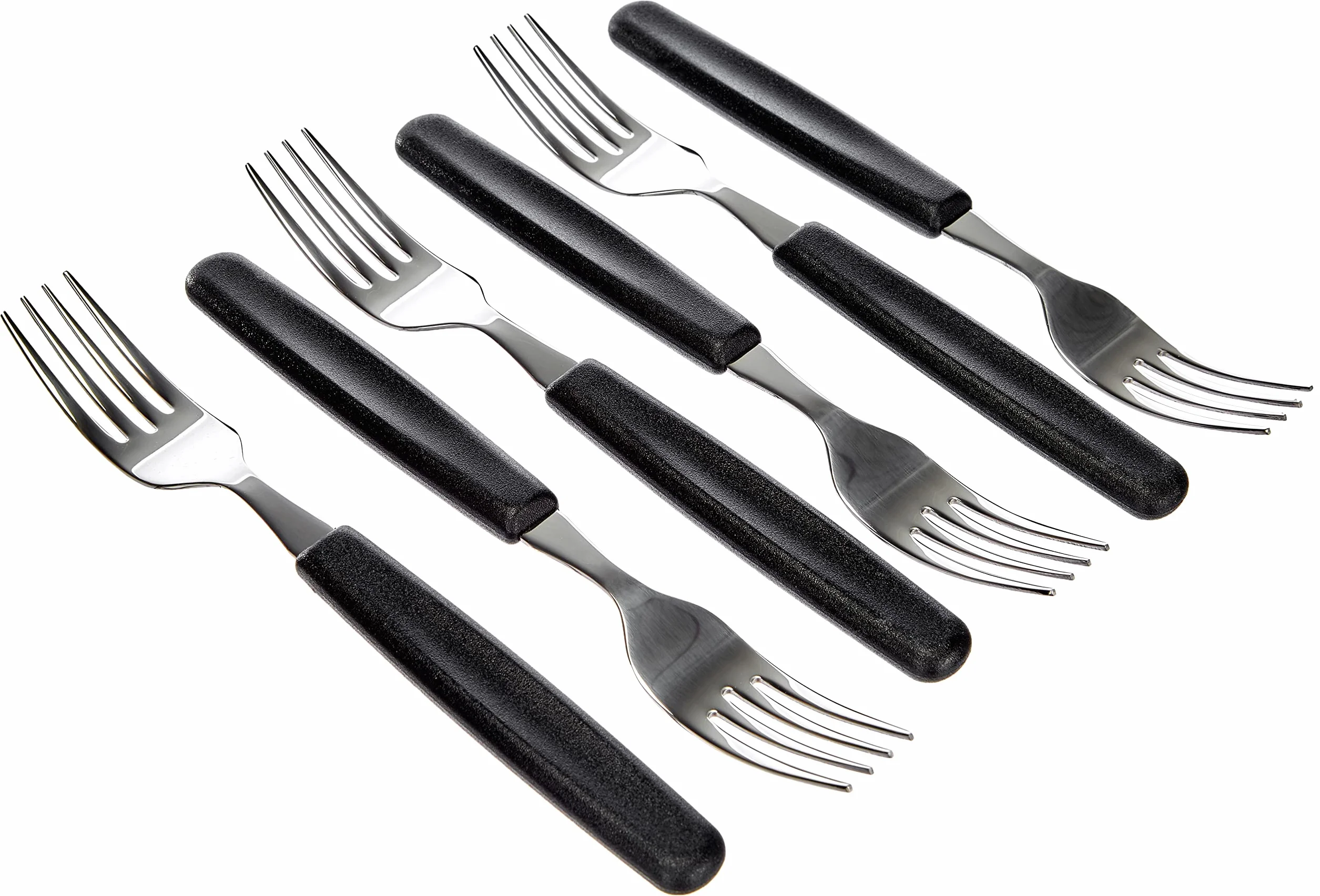 Victorinox Swiss Classic Tafelbesteck 6.7233.24 Extra scharfe Klinge Wellenschliff Schwarz Spülmaschinengeeignet