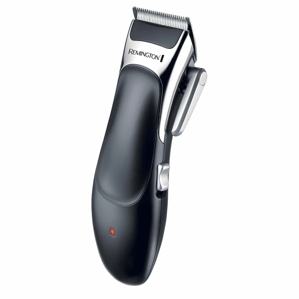 Remington maszynka do włosów + klipsy, peleryna, grzebień, nożyczki, szczoteczka, 6 nakładek 3-25mm, samoostrzące się ostrza, nie wymagające oliwienia, powłoka ceramiczna, czarna, Ceramic HC363C