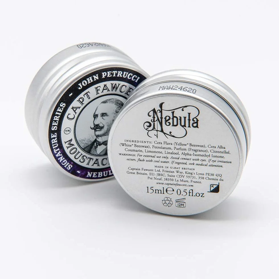 CAPTAIN FAWCETT Nebula wąsy wosk 15 ml, standardowy, pojedynczy