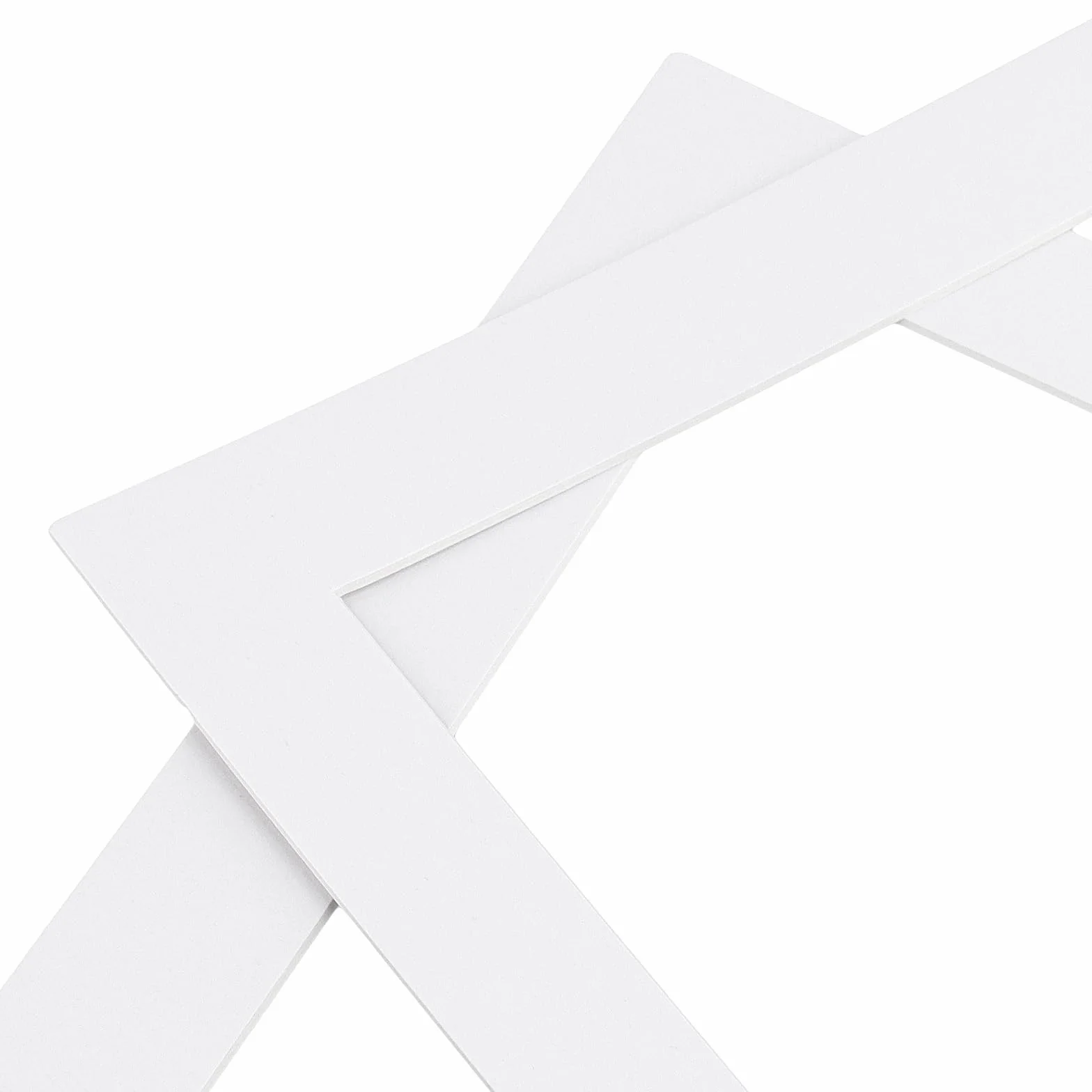 Białe passe-partout kartonowe A4 16x24,7 cm ramki do obrazów zestaw 40 sztuk