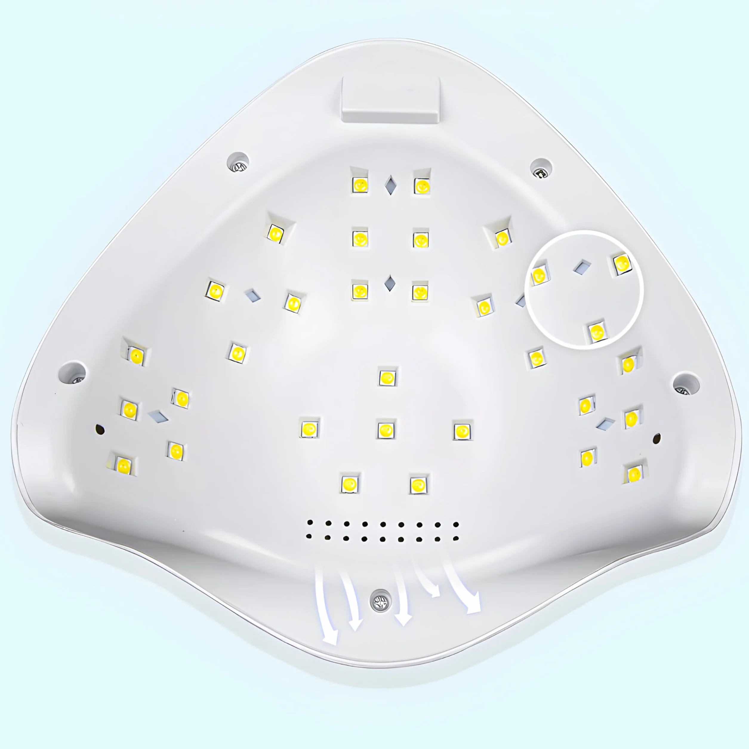 Retoo Suszarka do paznokci 48 W z timerem, wyświetlaczem LCD, czujnikiem podczerwieni, lampa LED UV do paznokci, lampa do paznokci, narzędzie do utwardzania paznokci żelowych
