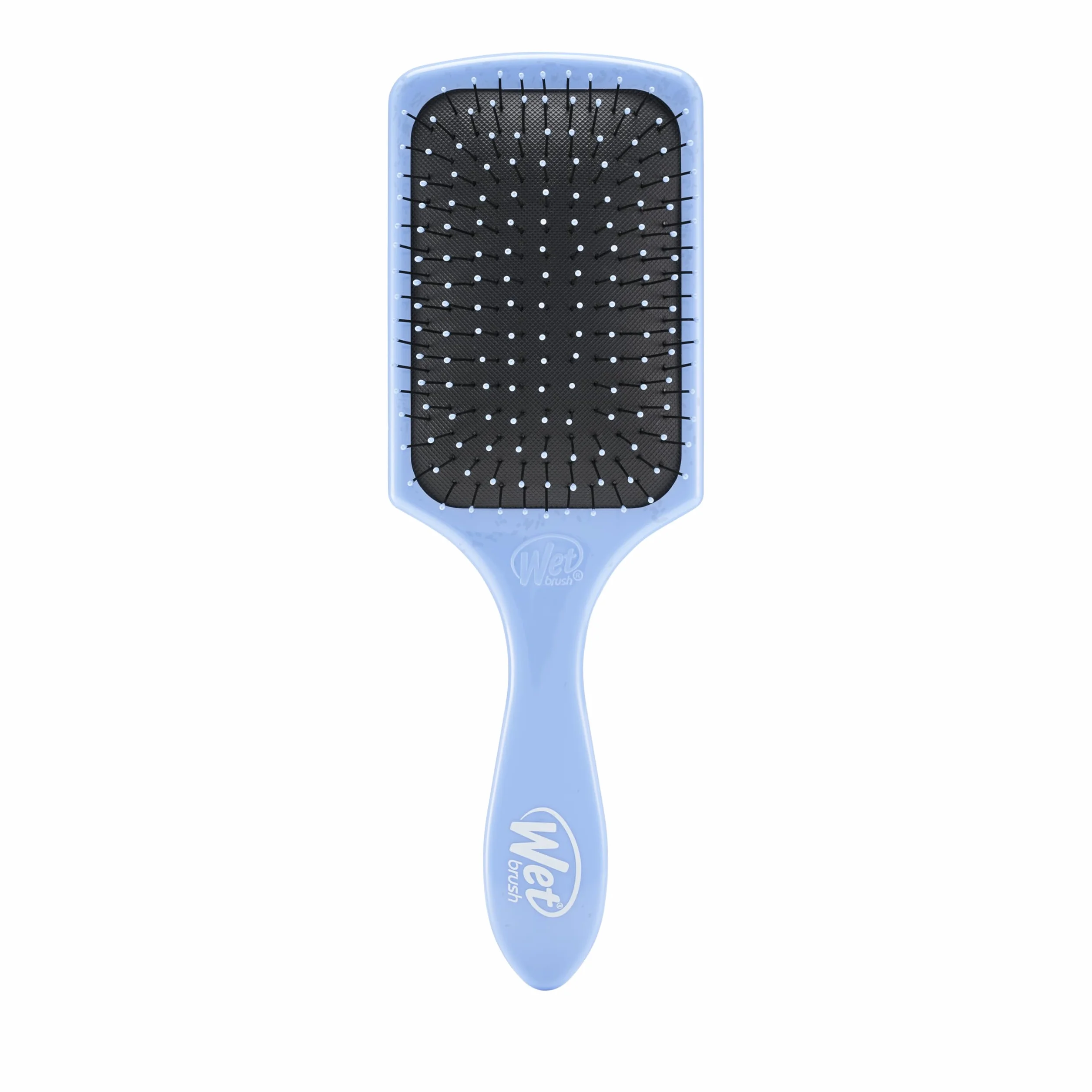 Wet Brush Paddle Detangler Hair Brush, Sky, Ultra-Soft IntelliFlex Bristles with AquaVent Design, Great For Treatment & Mask Application, Women, Men, Wet, Dry and Damaged Hair