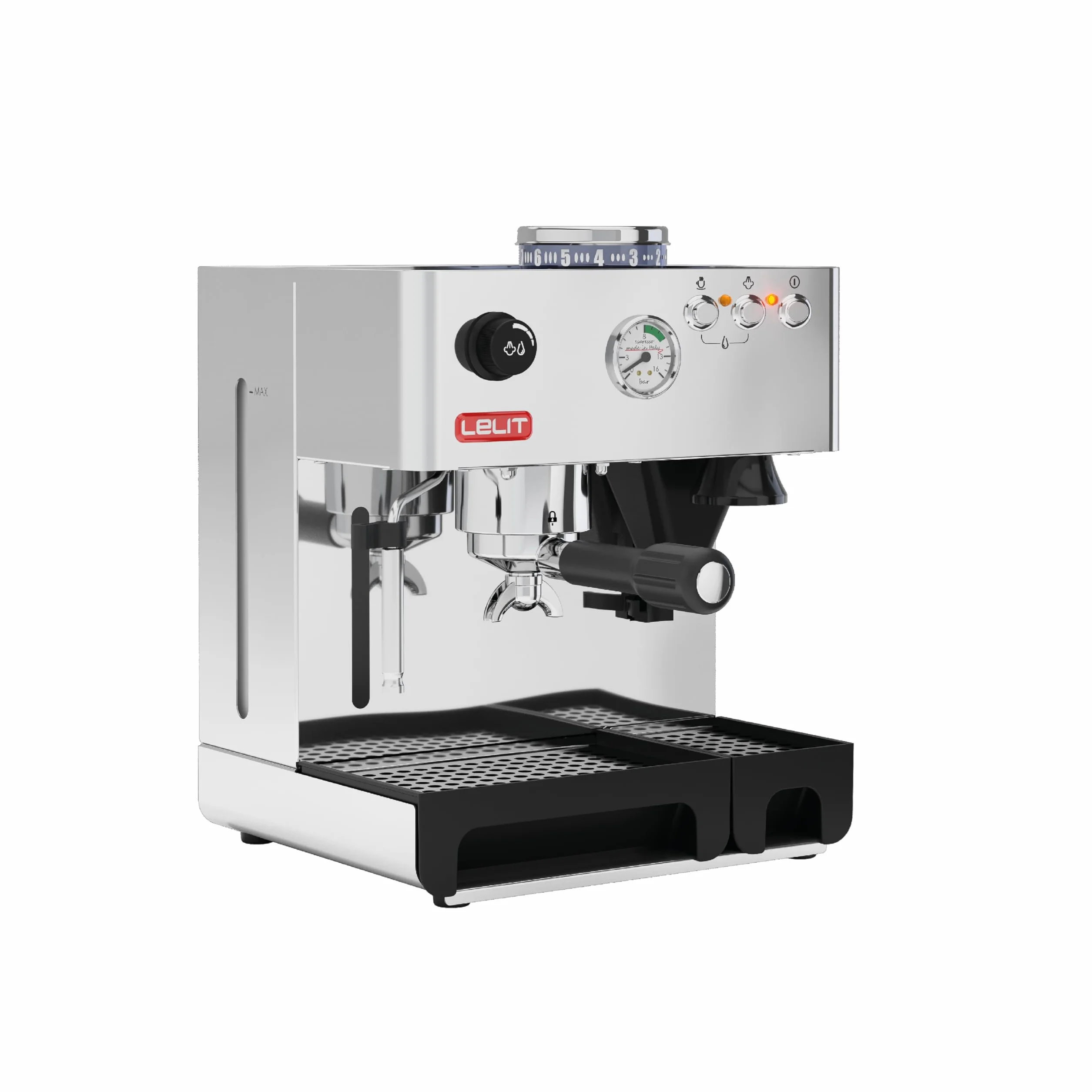 Lelit Anita Ekspres do Kawy Srebrny 1000W 230V