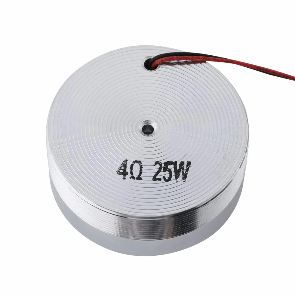 Głośnik Rezonansowy 50mm Wibracje Głośnik Humbird Głośnik Wibracyjny 2 Cal Wszystkie Częstotliwości Rezonans Głośniejszy Głośnik Głośnik Wzbudnicy (4Ω 25 W)(4Ω 25W)