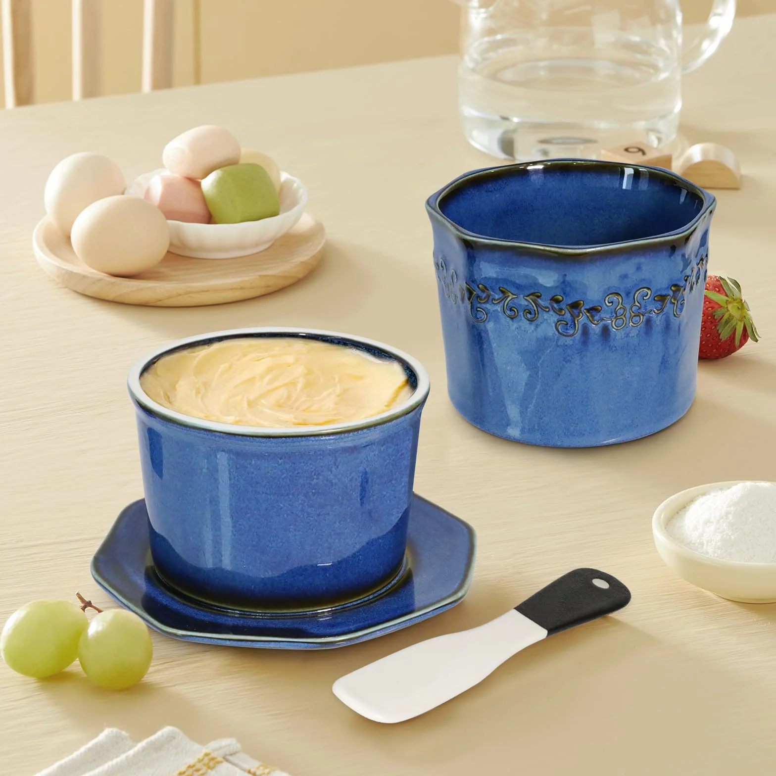 Masło ceramiczne 280g z chłodzeniem i pokrywką