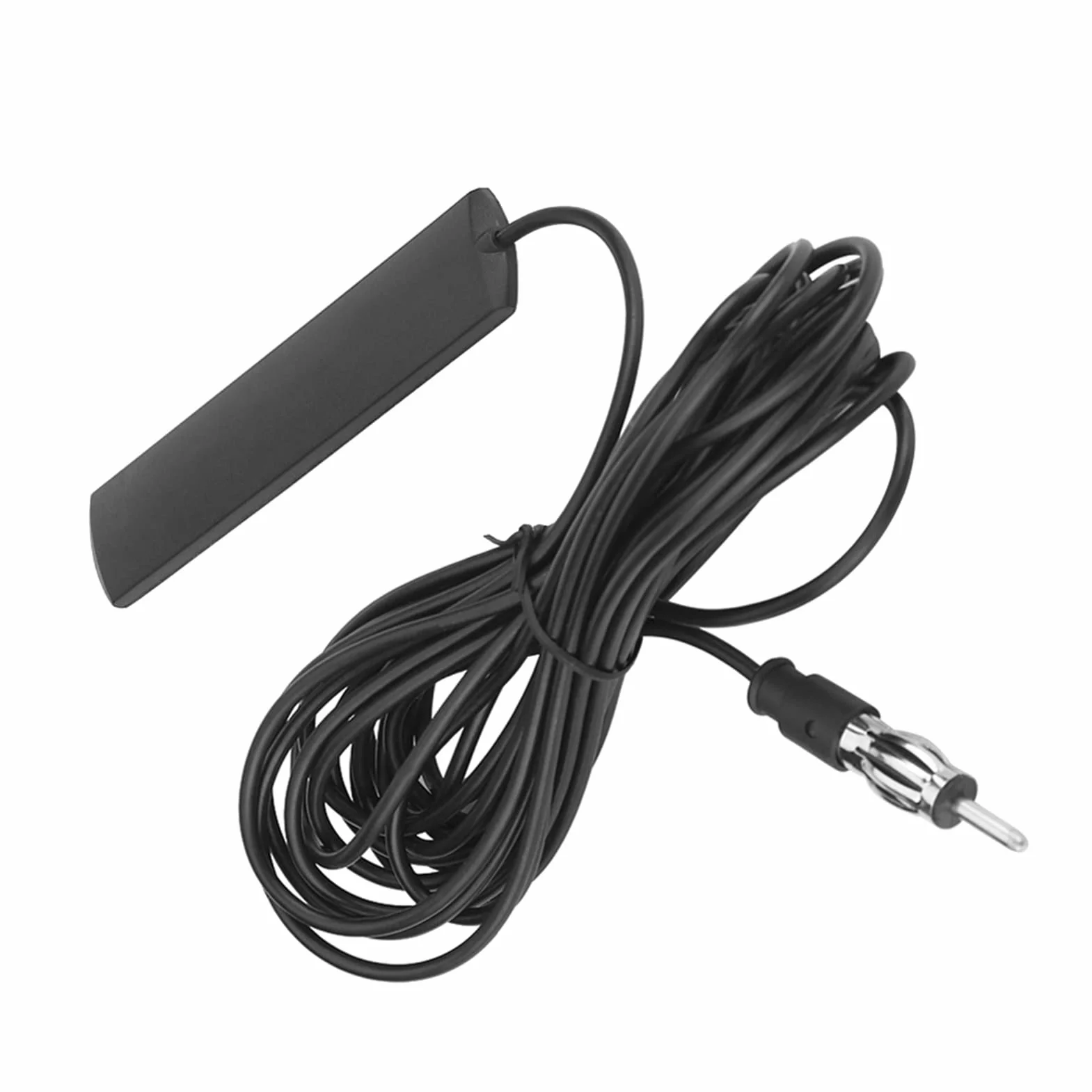 Akozon Universal Car FM Radio Antena Patch Antena Antena Mocowanie 5M Kabel