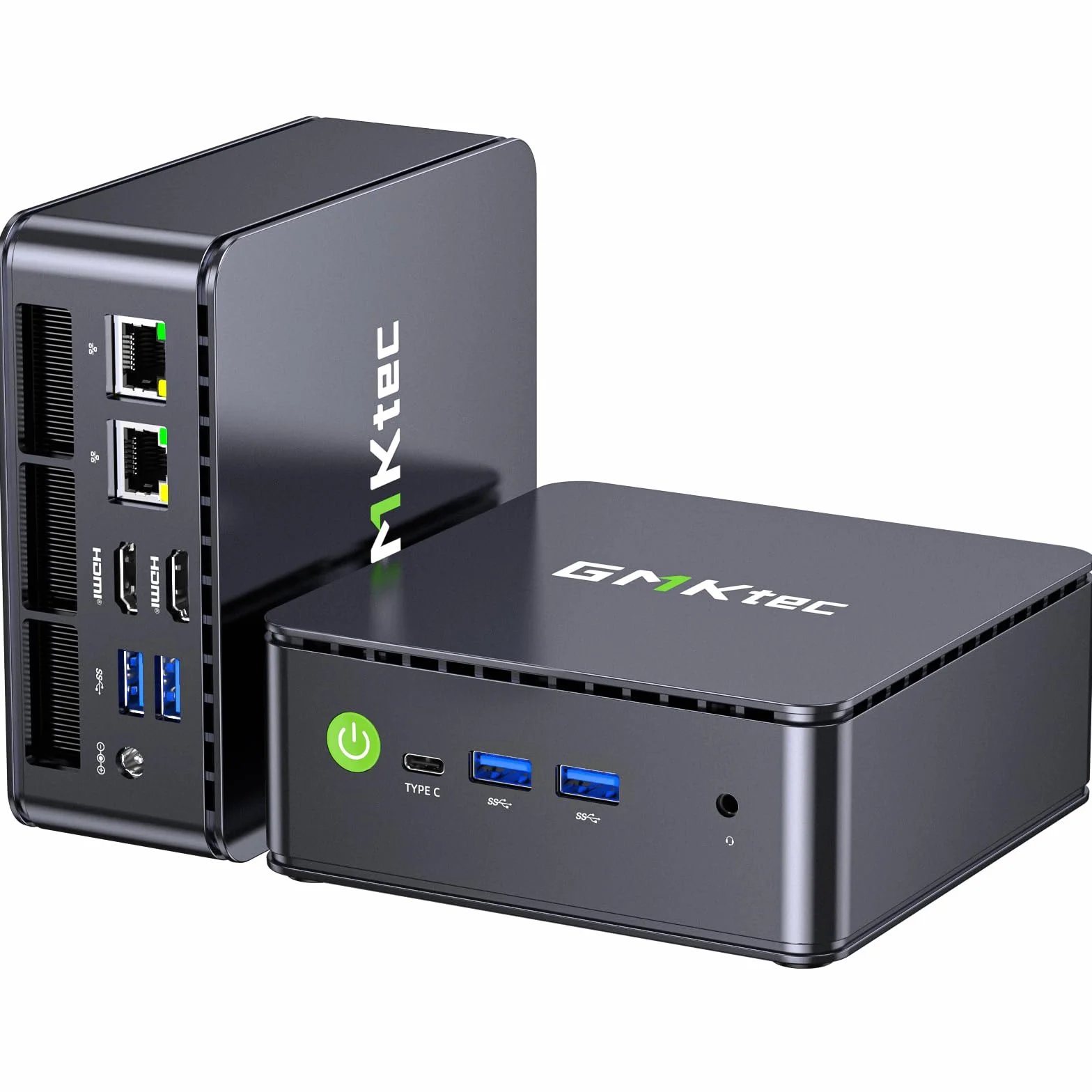 GMKtec G3 Plus Mini PC, AMD Ryzen 5 3500U(ulepszony N100) 16 GB RAM 512 GB M.2 2280 SSD, mini komputer obsługuje Windows 11 Pro/Dual HDMI/WiFi6/BT5.2