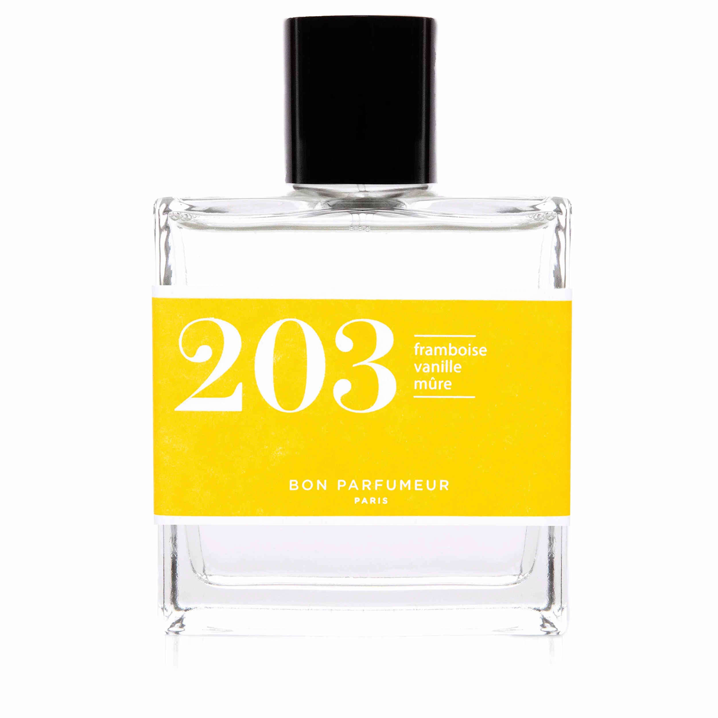 Bon Parfumeur woda perfumowana 203, malinowa wanilia jeżyna, perfumy dla kobiet i mężczyzn, owocowe i kwiatowe nuty, spray zapachowy (100 ml)