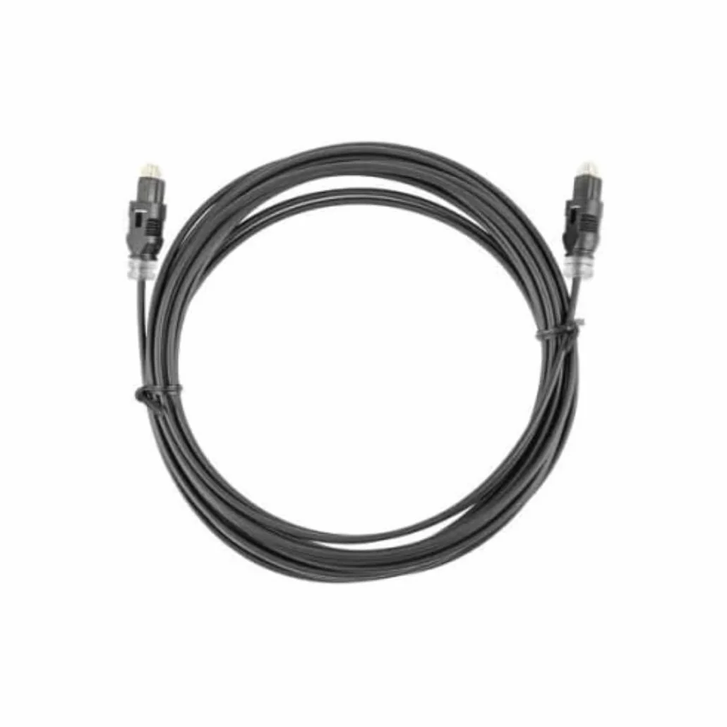 Optyczny kabel audio Toslink Lanberg CA-TOSL-10CC-0020-BK, 2 m, czarny