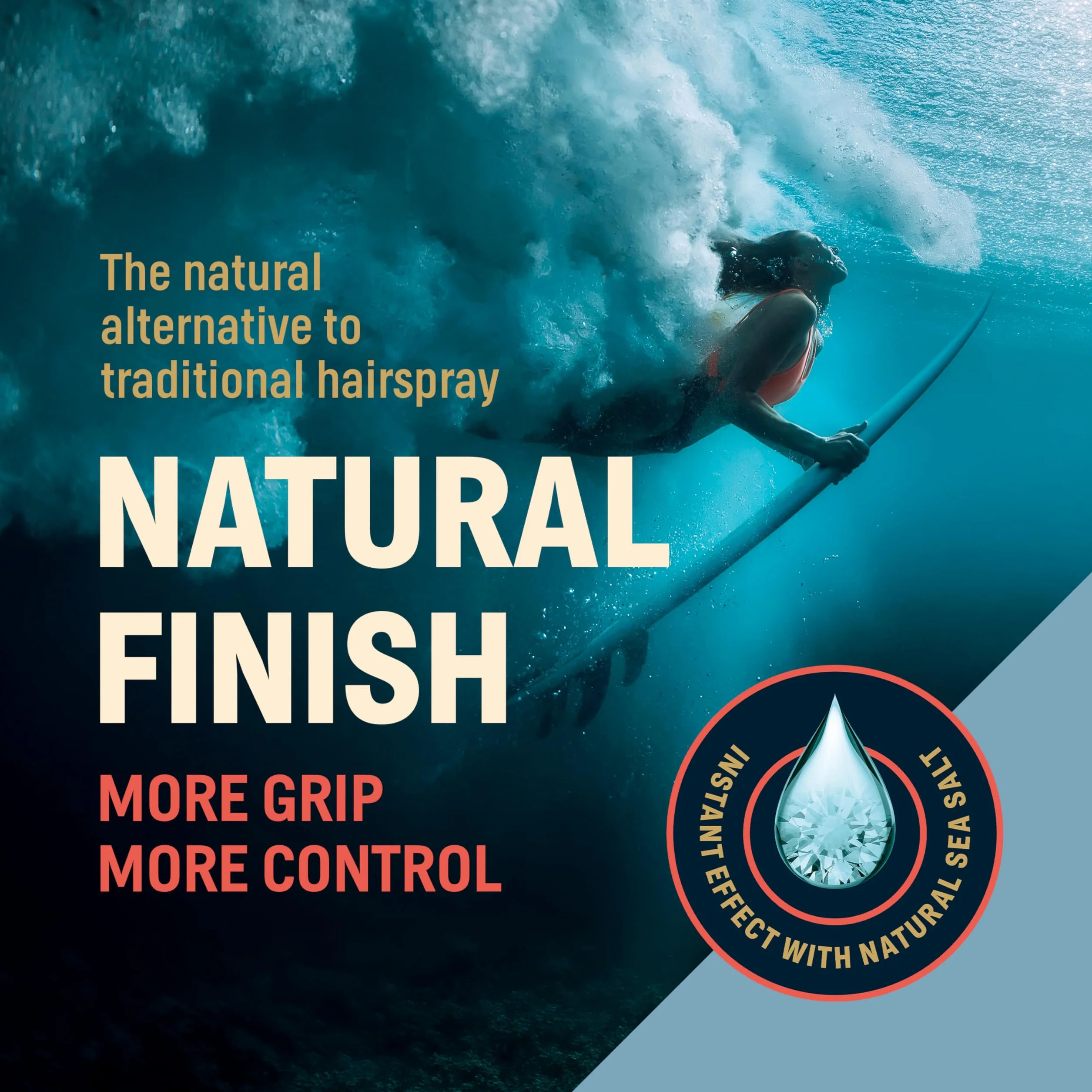 WoldoHealth Sea Salt Spray 250ml – Dla większej objętości i tekstury, matowy beach look, nie skleja, subtelny zapach unisex, do włosów cienkich, krótkich i długich