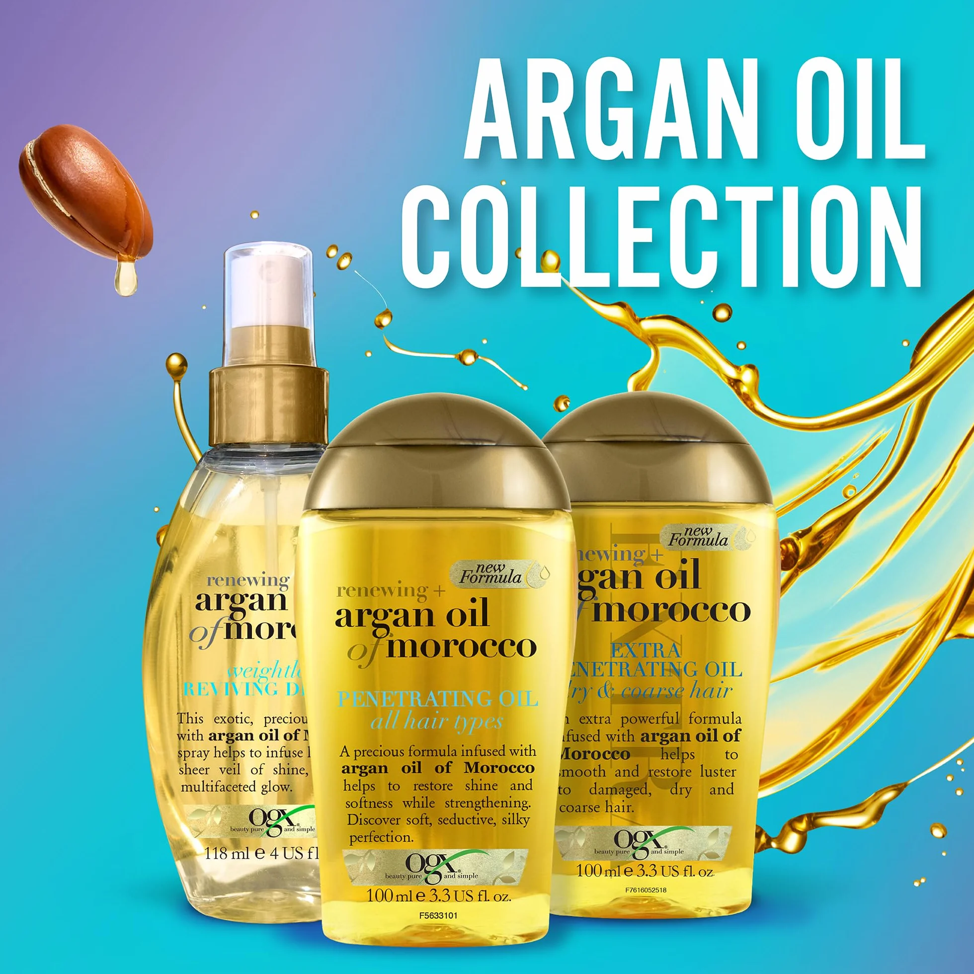 Ogx Penetrating Oil Olejek do Włosów, 100 ml